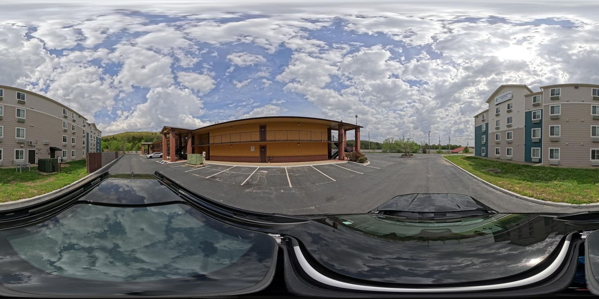 Street view near WoodSpring Suites, Johnson — © NagendraMokkapati (CC BY-SA · Mapillary)