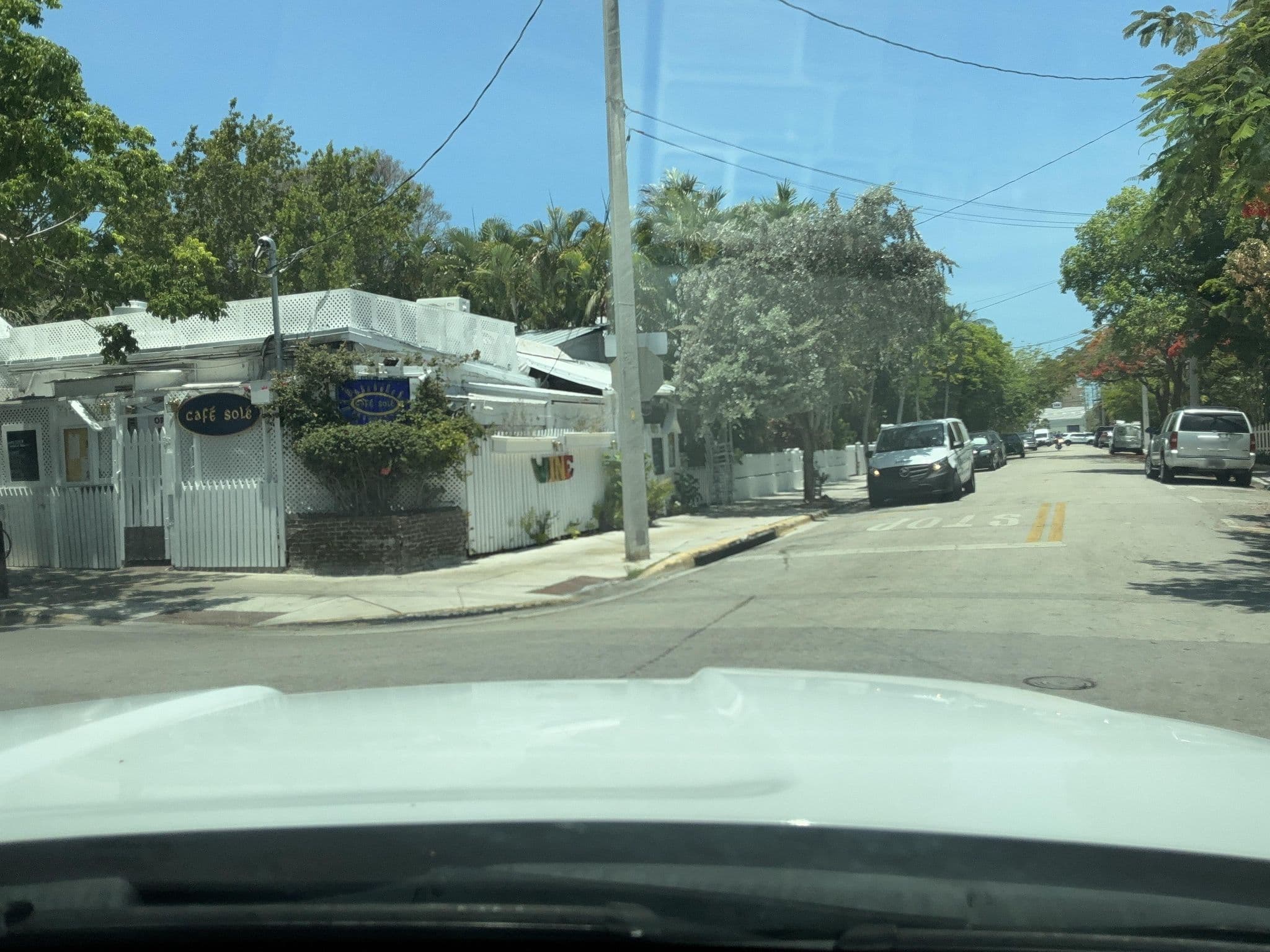 Street view near Frances Street Bottle Inn, Key West
