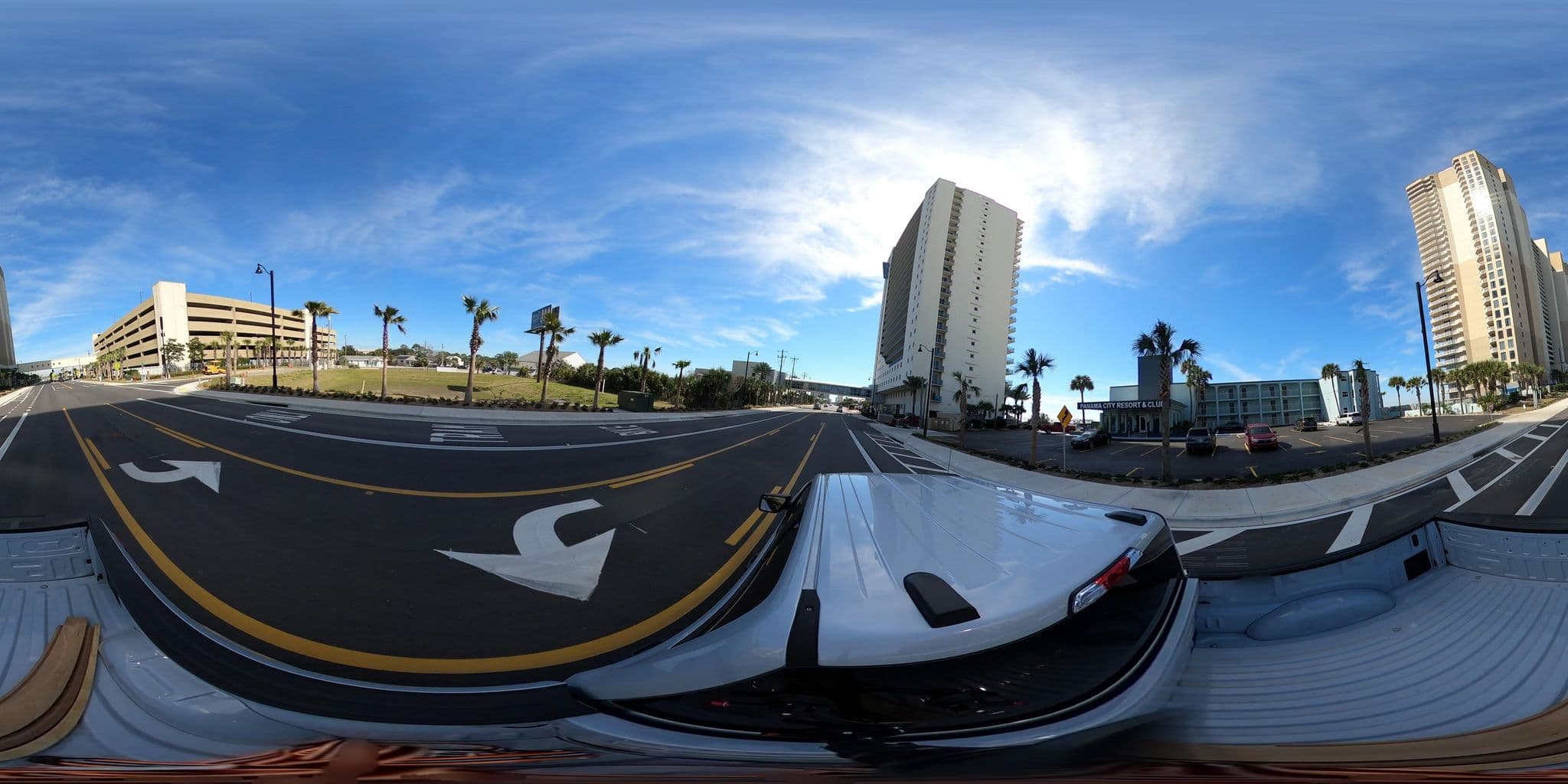 Street view near Bluegreen Panama City Resort & Club, Panama City Beach — © bchamberlain (CC BY-SA · Mapillary)