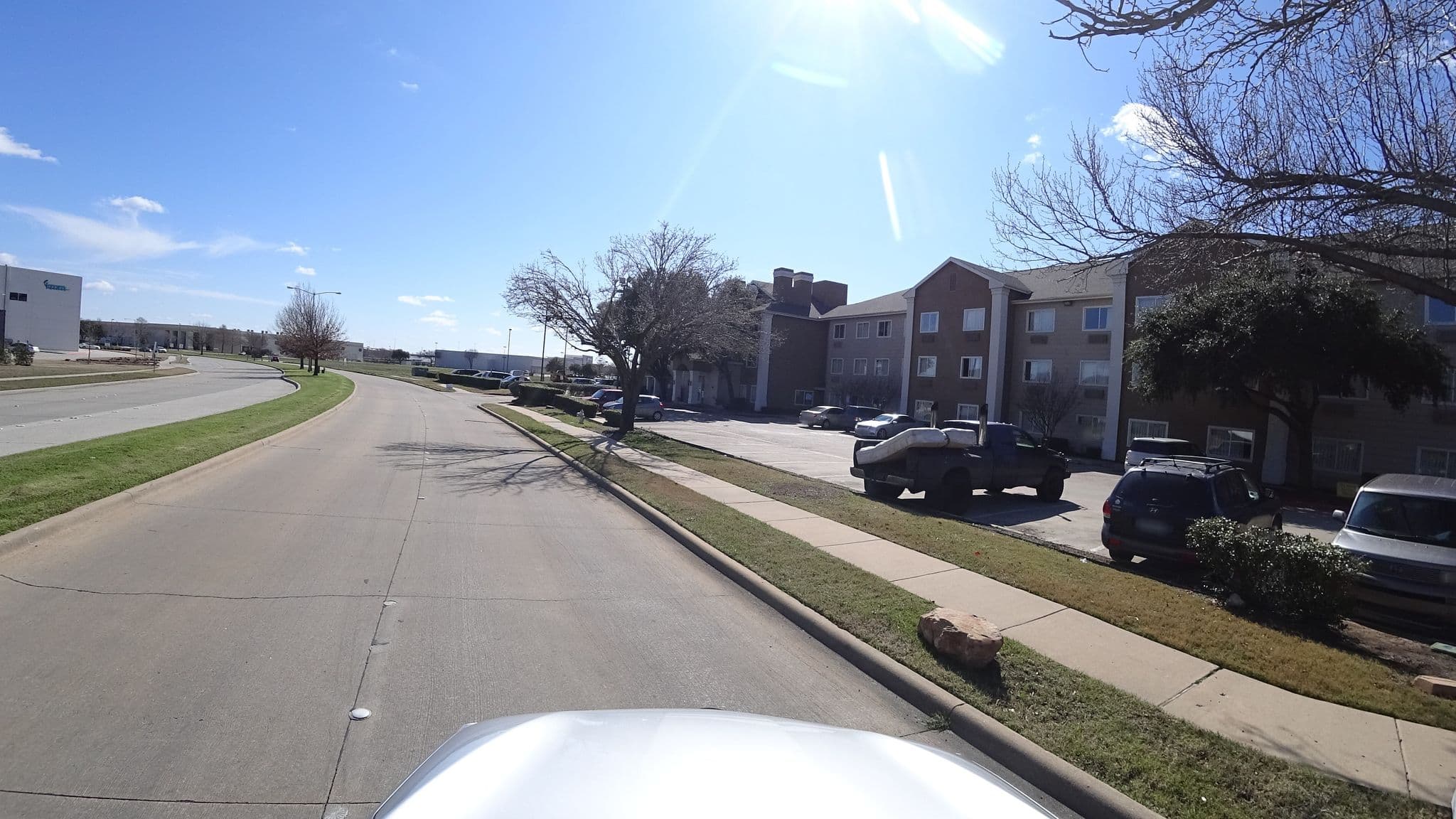 Street view near Hawthorne Extended Stay Hotel Lewisville, Lewisville — © bwyatt516 (CC BY-SA · Mapillary)