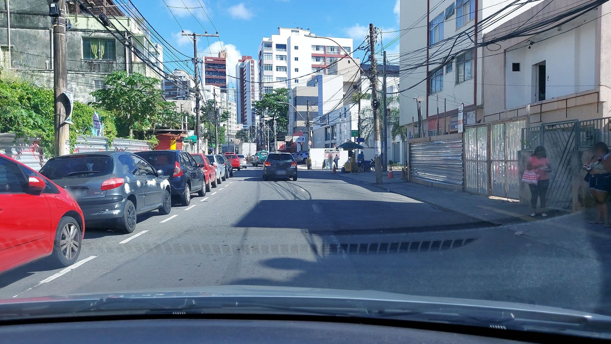Street view near hostal, Salvador