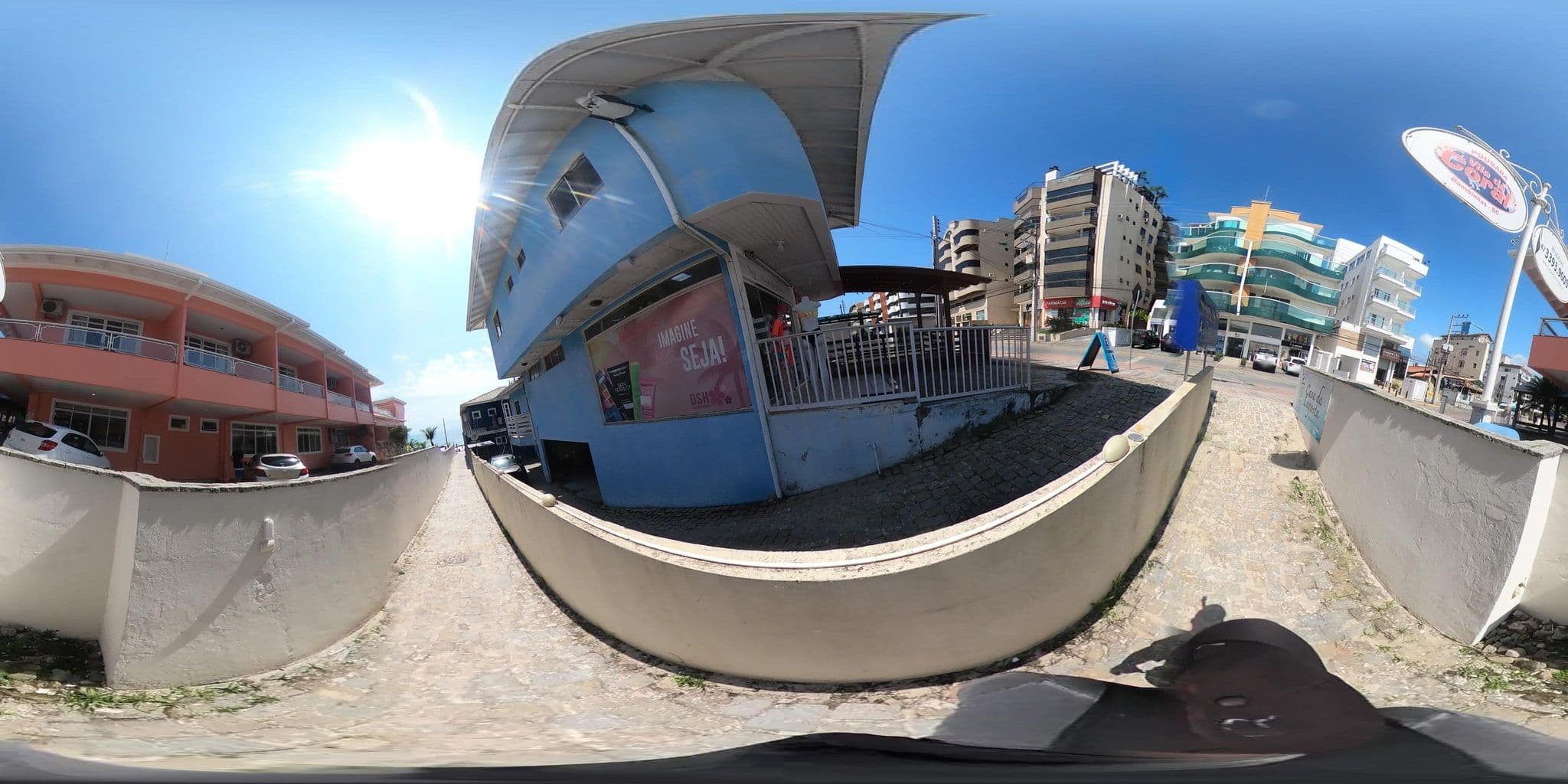 Street view near Pousada Vila do Coral, Bombinhas — © jaderbavaresco (CC BY-SA · Mapillary)