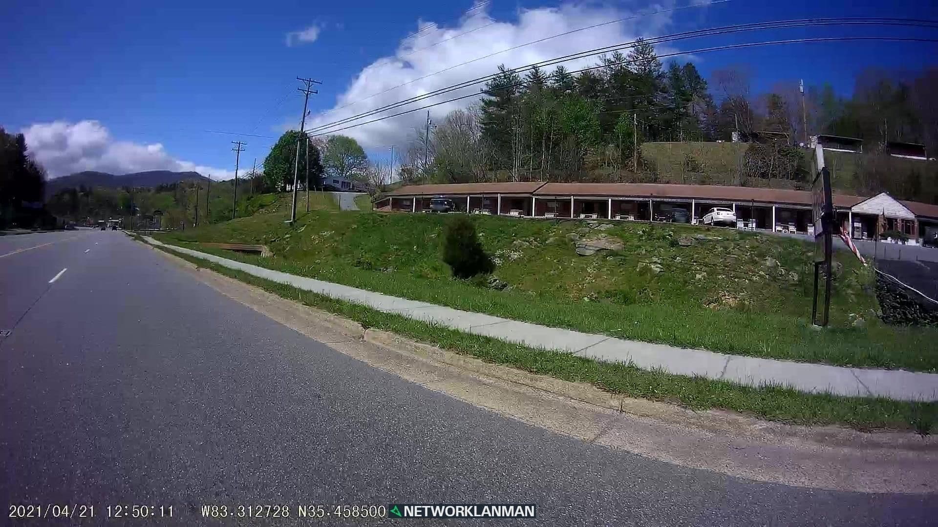 Street view near Golden Eagle Motel, Sylva — © networklanman (CC BY-SA · Mapillary)