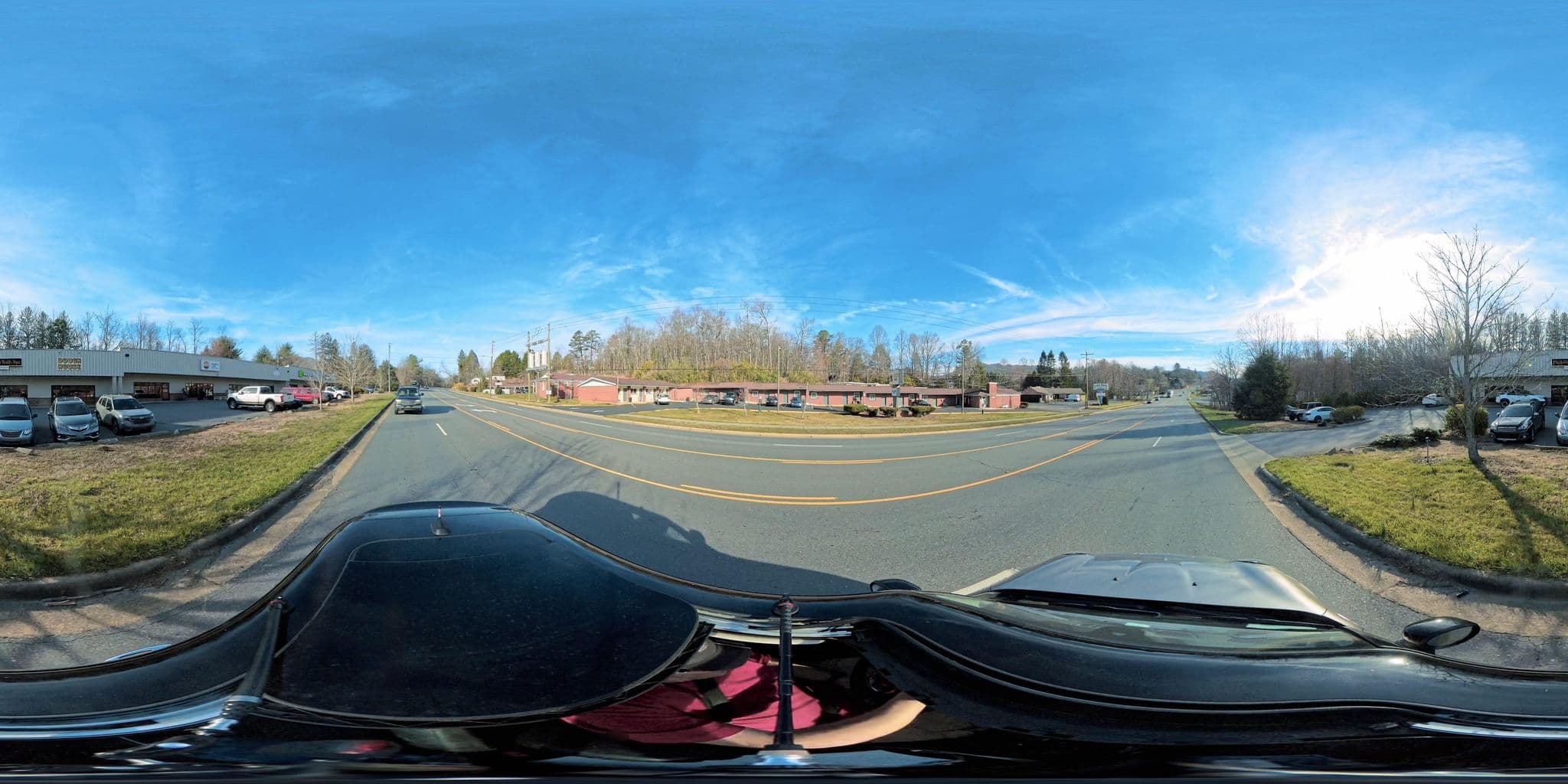 Street view near Acorn Motel, Black Mountain — © SugarFreePro (CC BY-SA · Mapillary)
