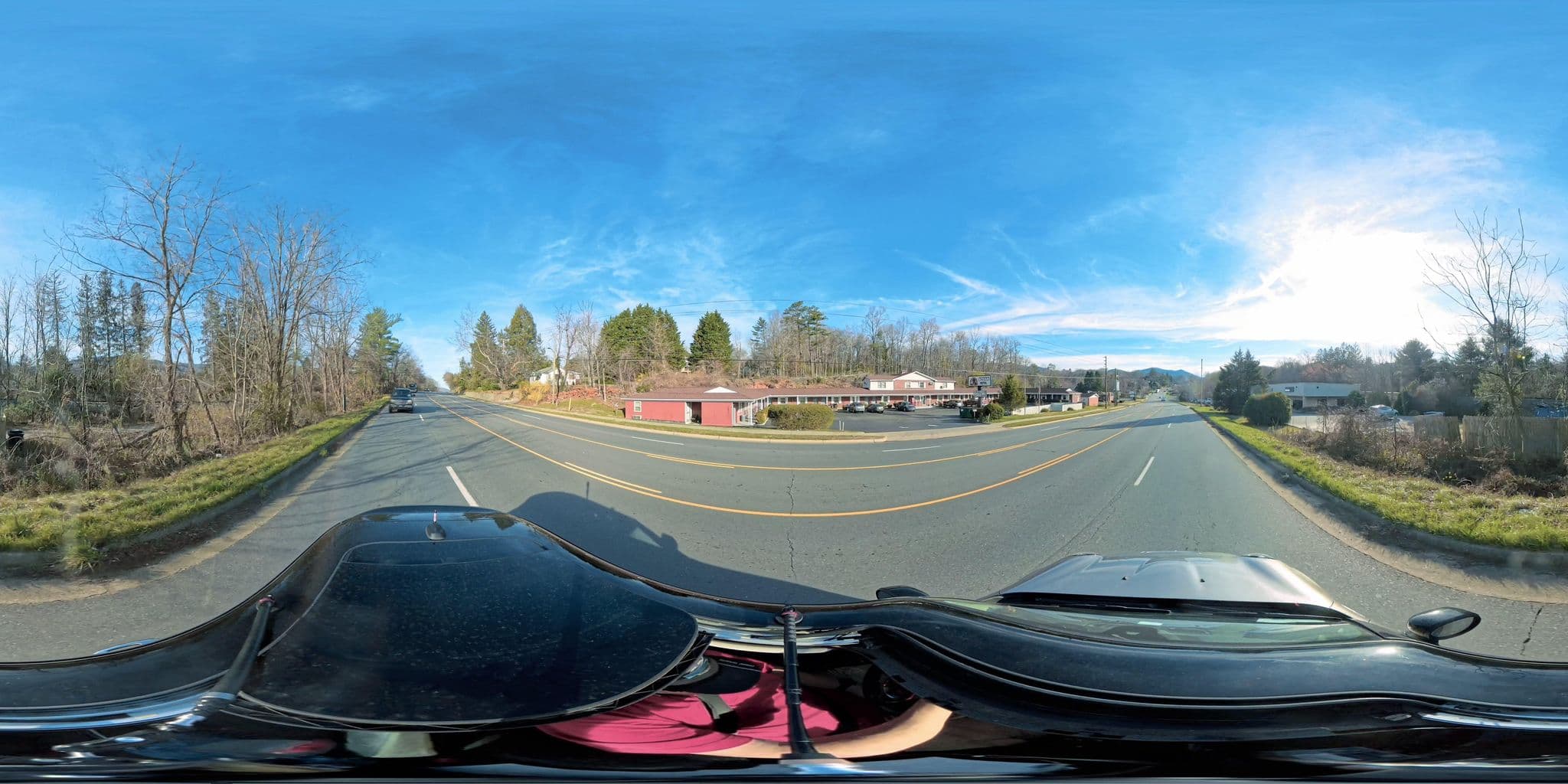 Street view near Apple Blossom Motel, Black Mountain — © SugarFreePro (CC BY-SA · Mapillary)