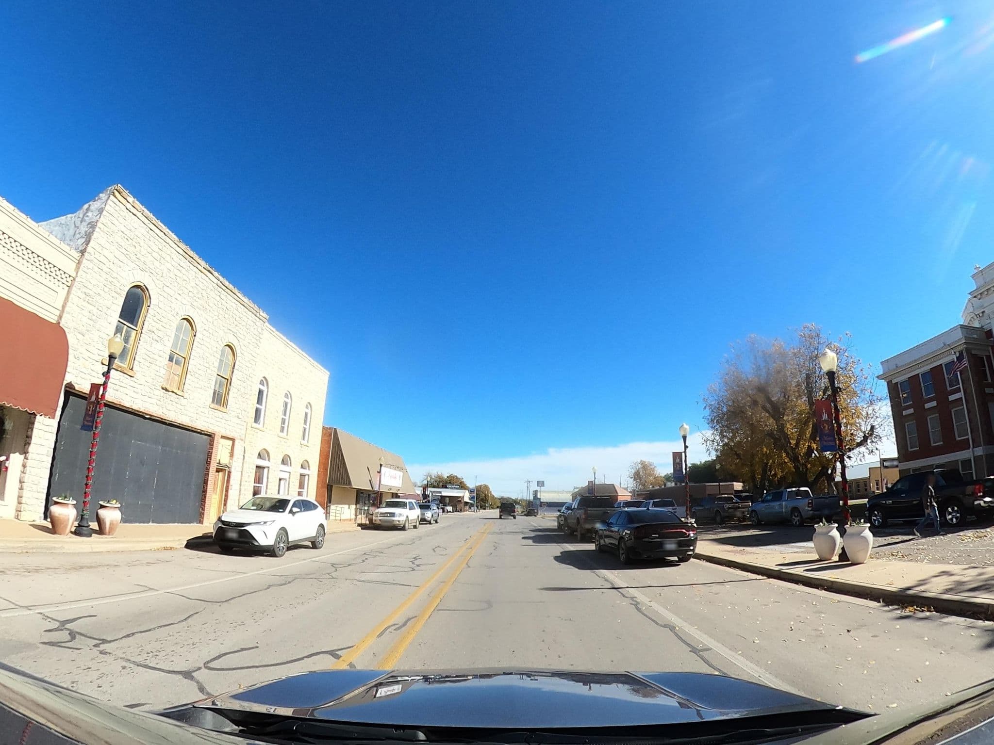 Street view near Burnham's Lodging, San Saba — © raveneye (CC BY-SA · Mapillary)