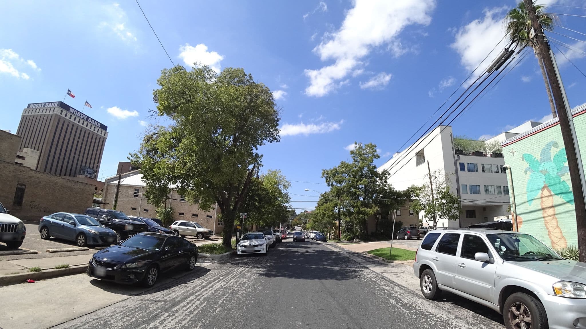 Street view near Hilton Garden Inn, University of Texas — © mly_aus01 (CC BY-SA · Mapillary)
