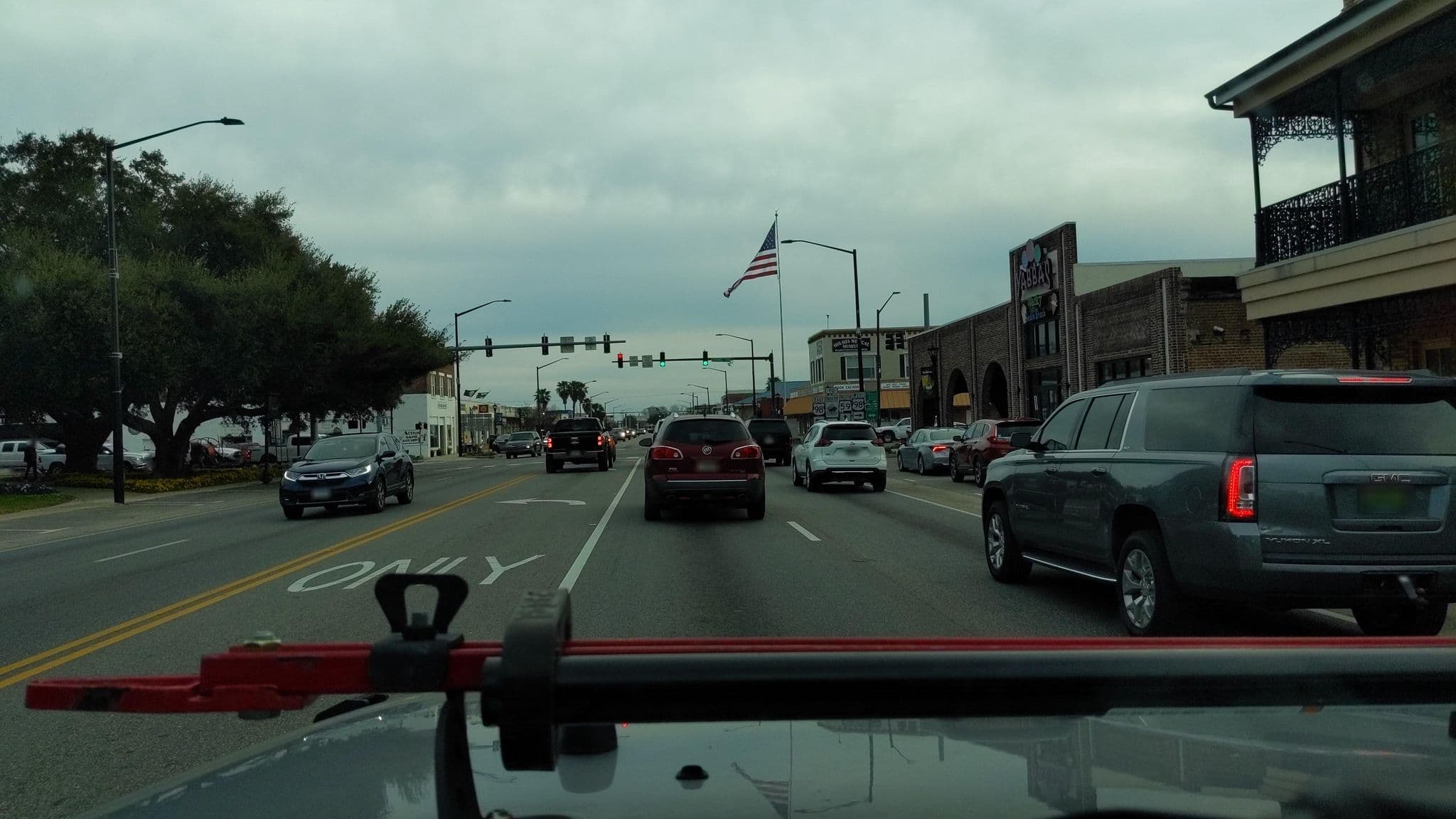 Street view near Hotel Magnolia, Foley — © jasonwi (CC BY-SA · Mapillary)