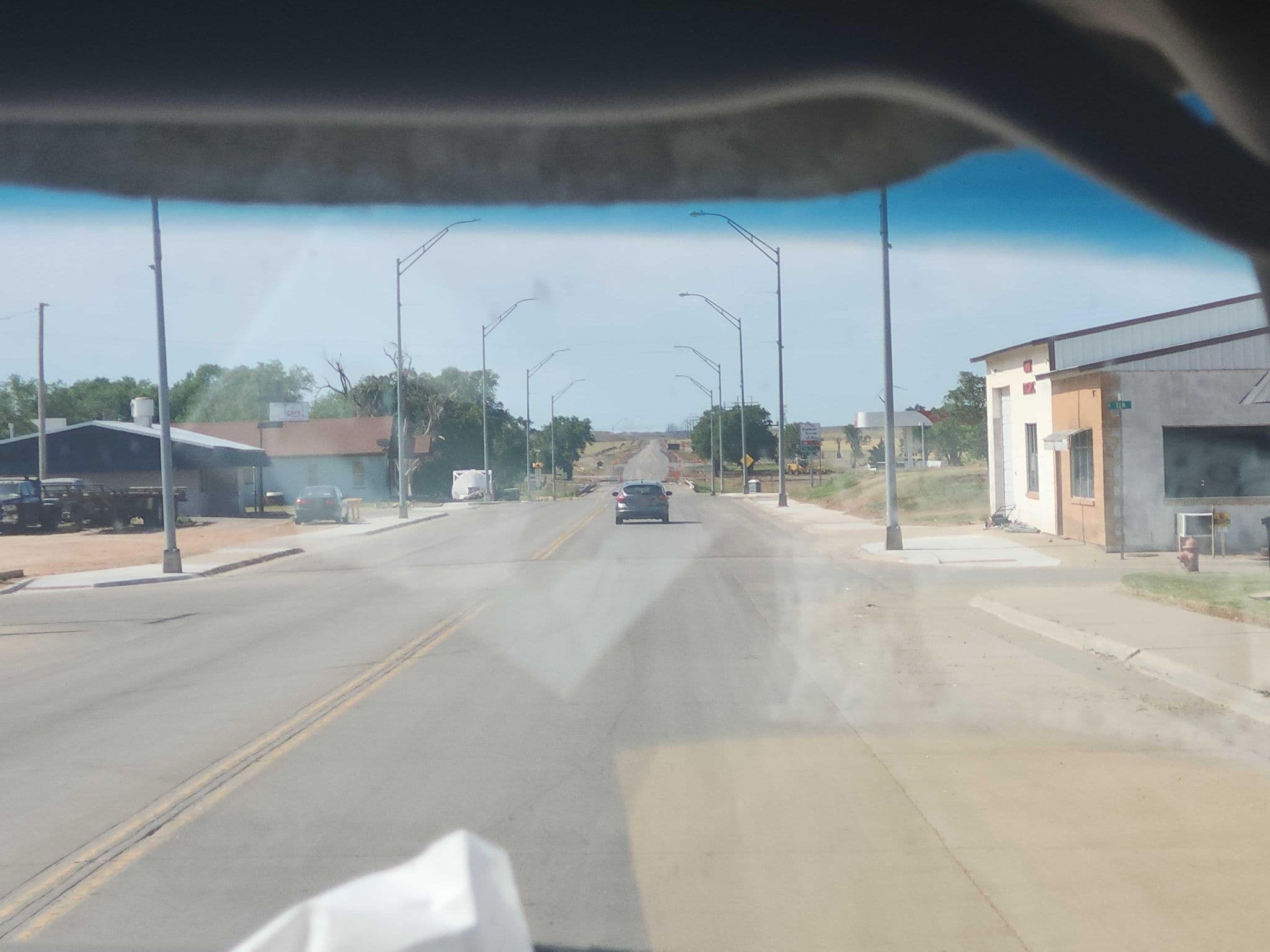 Street view near Buffalo Creek Motel South, Laverne — © finneystreetview (CC BY-SA · Mapillary)
