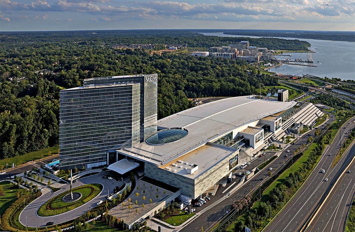 MGM National Harbor (via Wikimedia Commons, CC0)