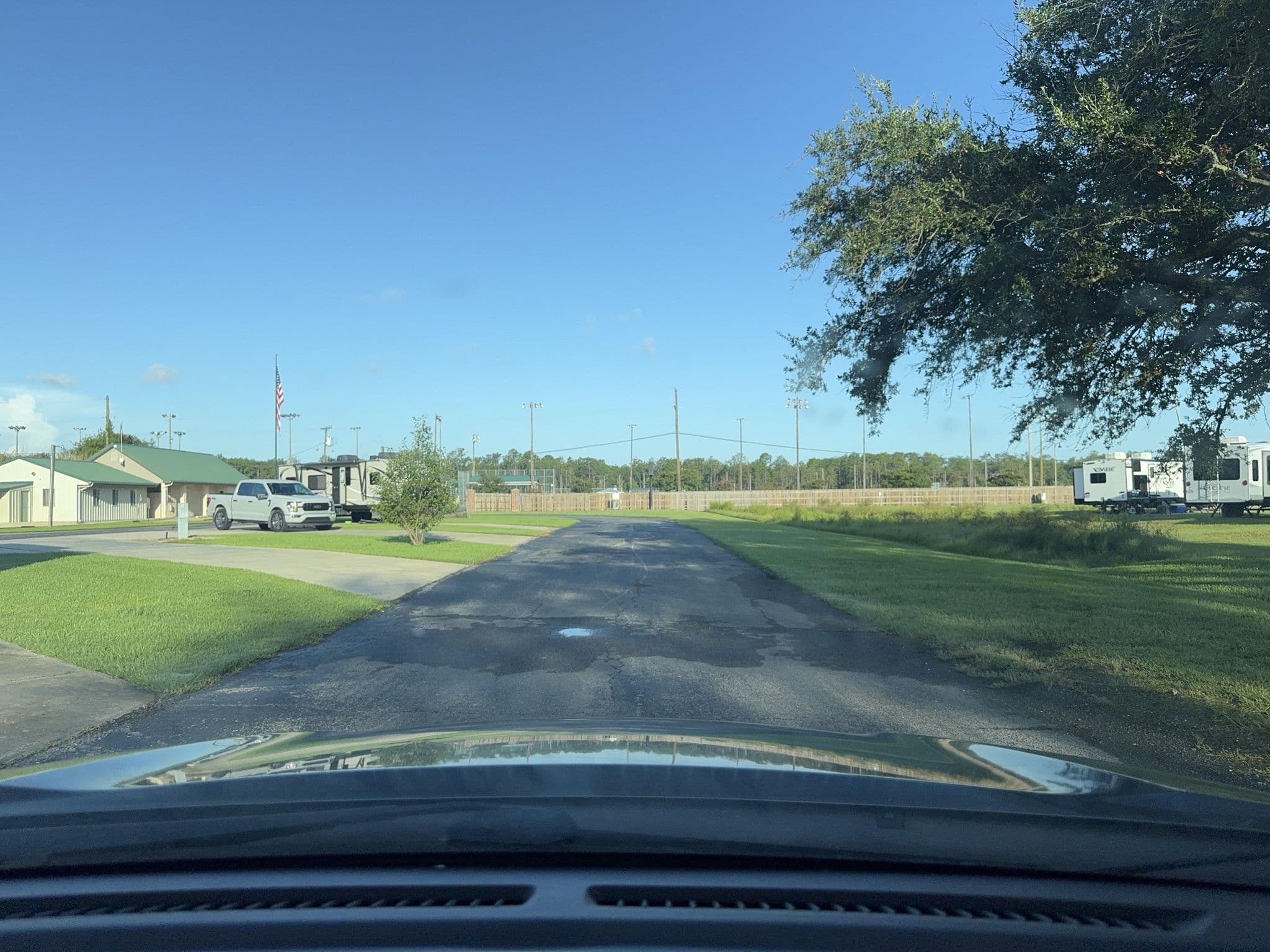 Street view near Whispering Meadow RV Park, Moss Bluff — © acedagr8 (CC BY-SA · Mapillary)