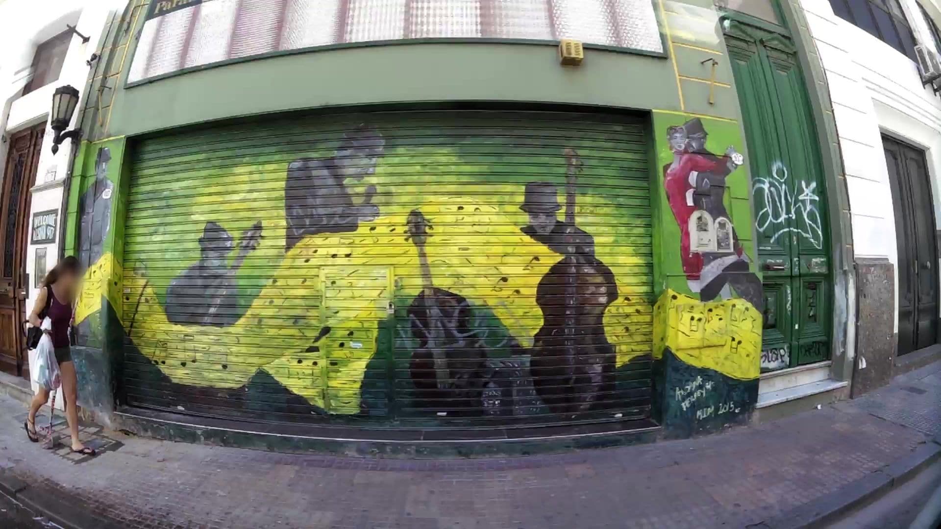 Street view near Hostel Fiesta, Buenos Aires