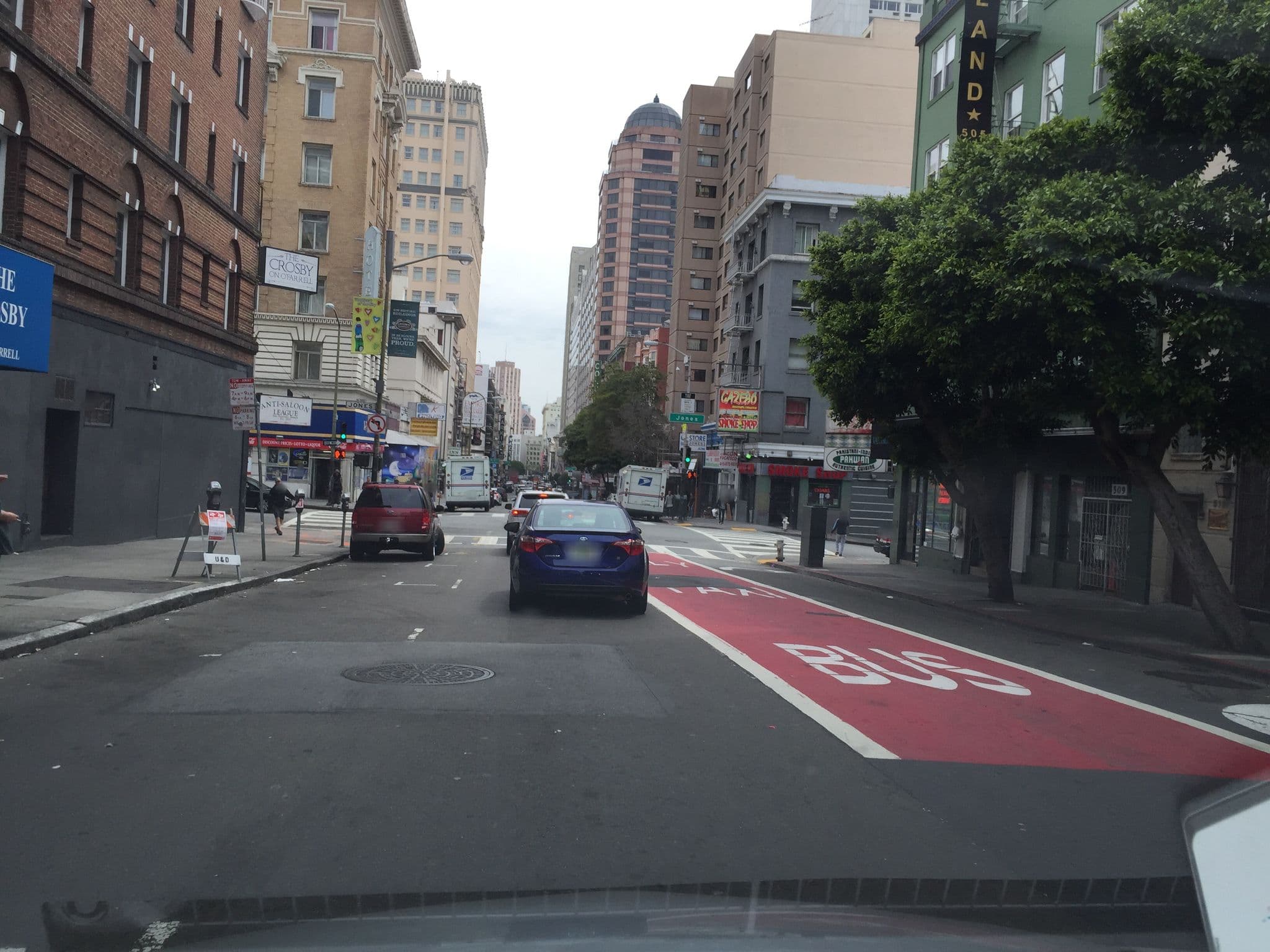 Street view near Coast Hotel, Chinatown