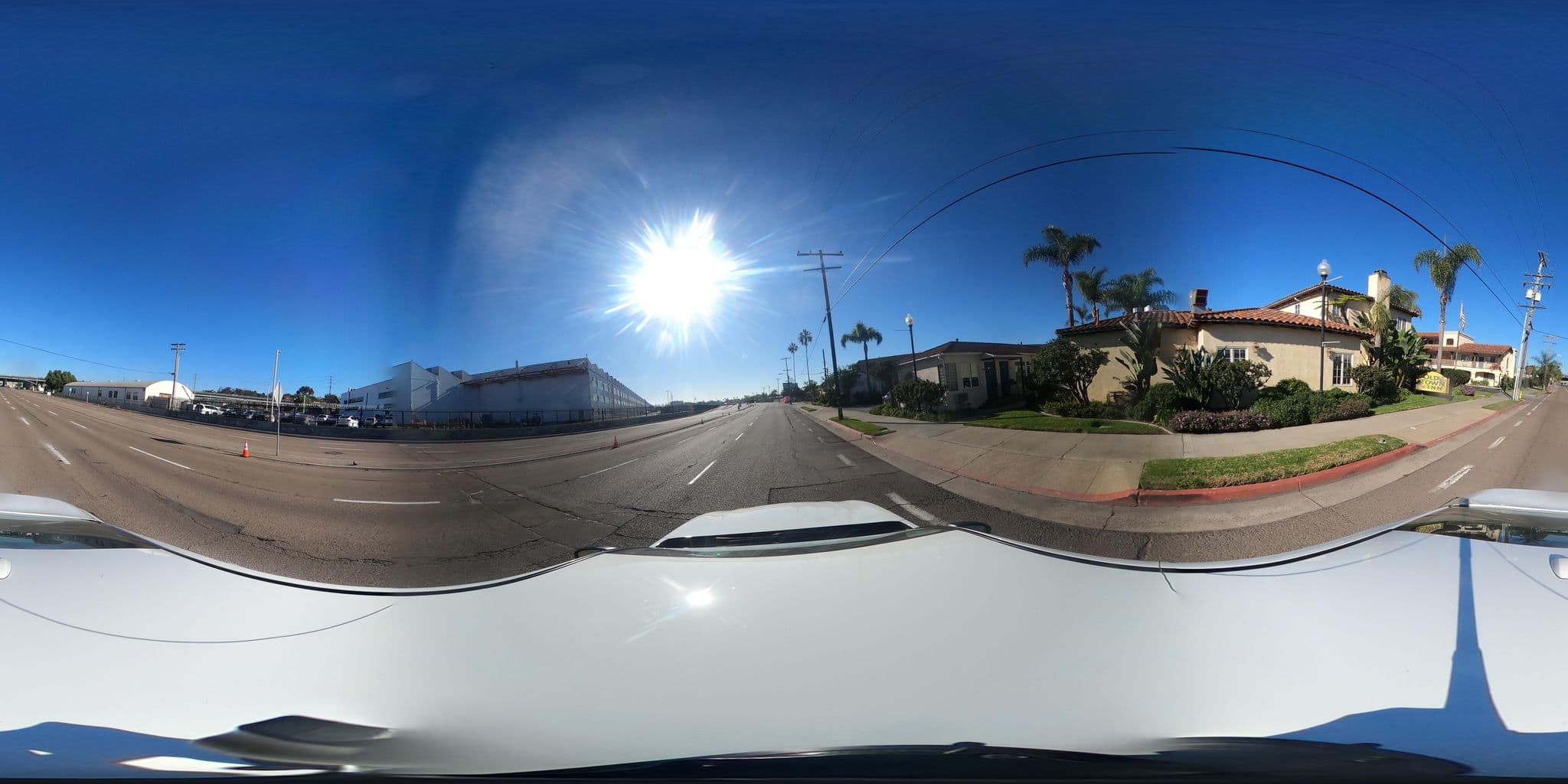 Street view near Old Town Inn, San Diego