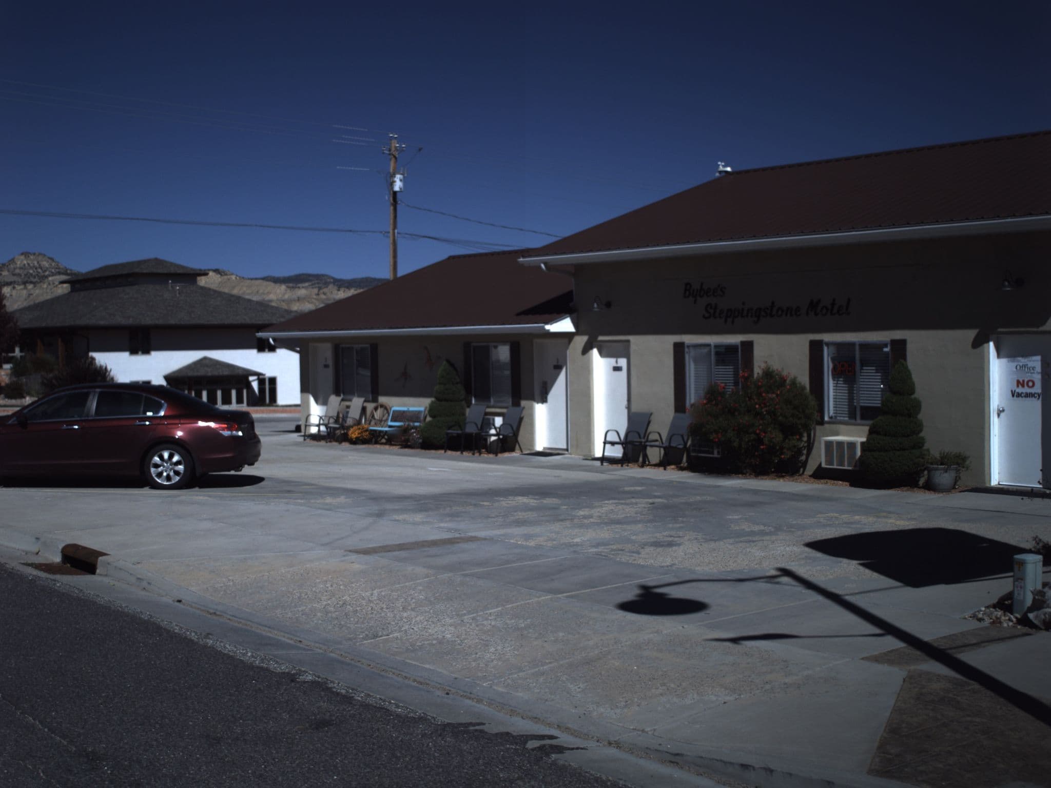 Street view near Bybee's Steppingstone Motel, Panguitch — © asellars (CC BY-SA · Mapillary)
