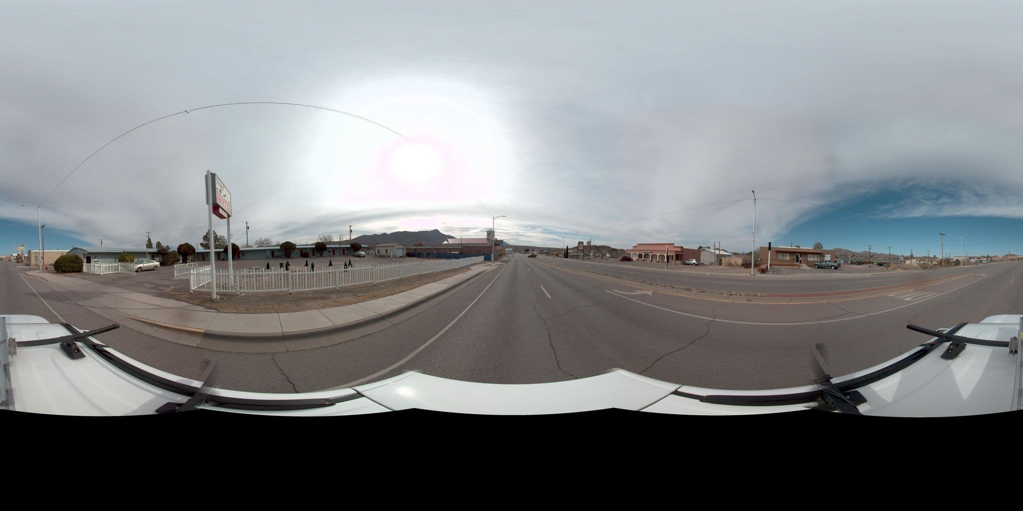 Street view near Trail Motel, Truth or Consequences — © rking (CC BY-SA · Mapillary)