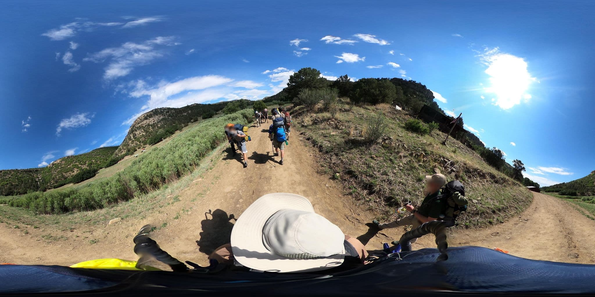 Street view near Indian Writings Camp, Angel Fire
