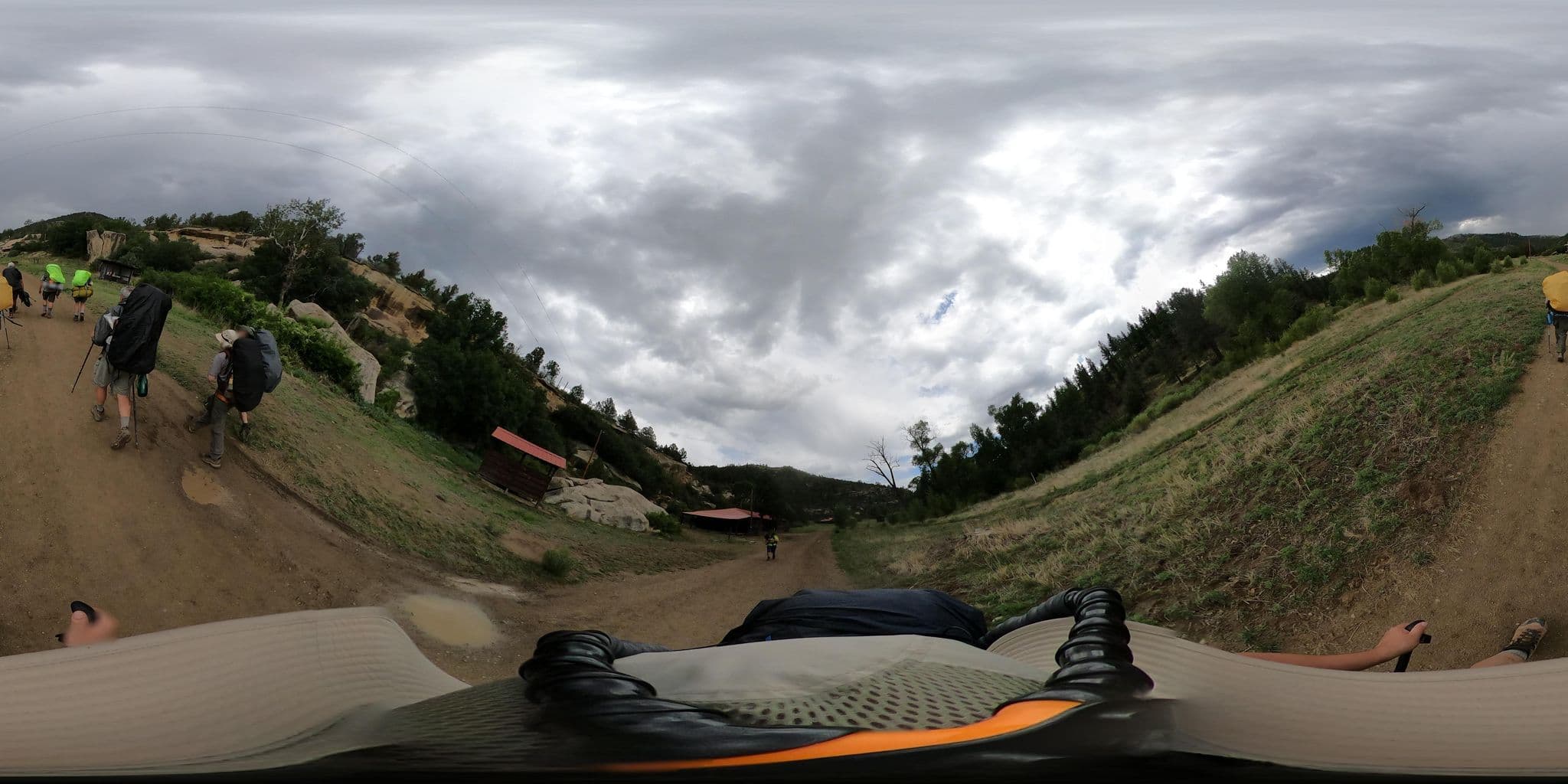 Street view near Ponil, Angel Fire