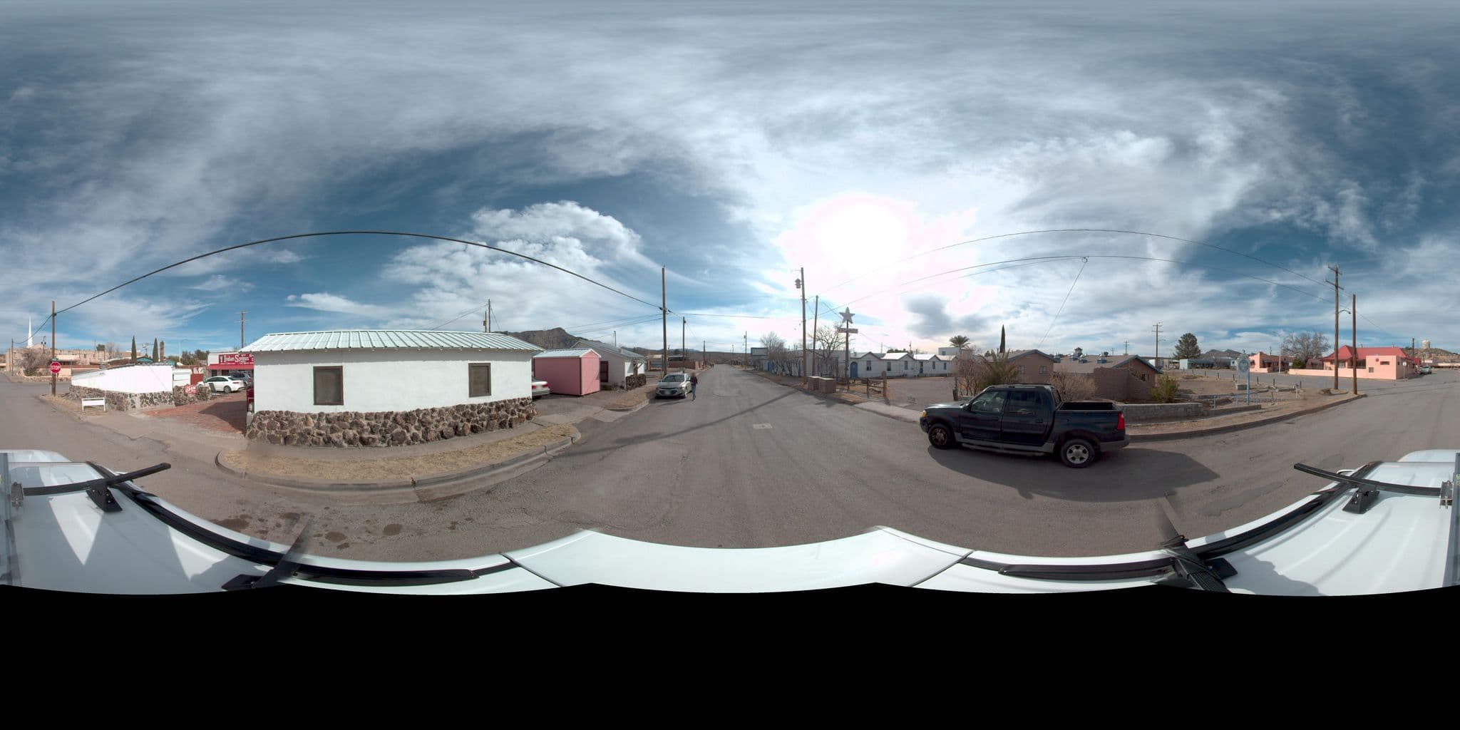 Street view near Indian Hot Springs Waterhole #1, Truth or Consequences — © rking (CC BY-SA · Mapillary)