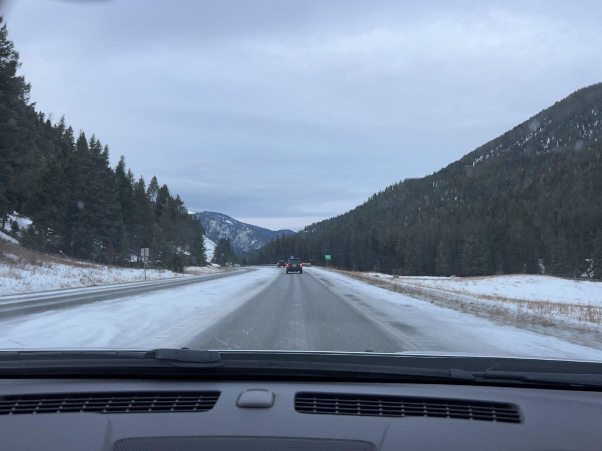 Street view near Moose Creek Flat Campground, Big Sky — © whitecotton (CC BY-SA · Mapillary)