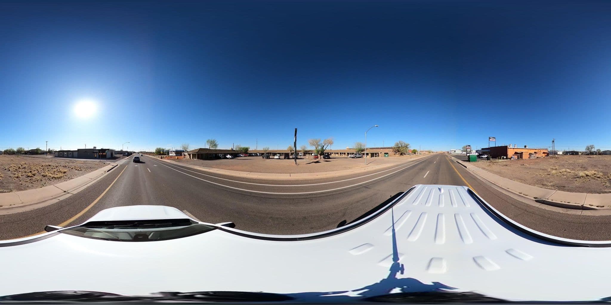 Street view near Desert Sun Motel, Winslow — © nthp_gis (CC BY-SA · Mapillary)
