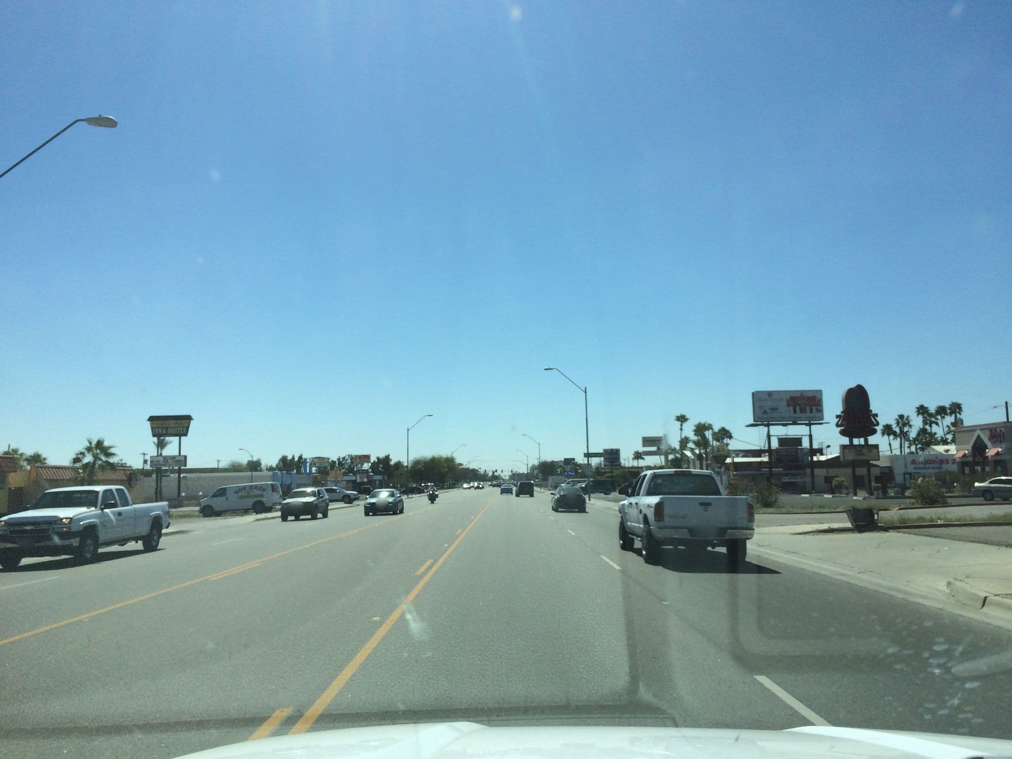 Street view near Corcovado Motel, Yuma — © anavz (CC BY-SA · Mapillary)