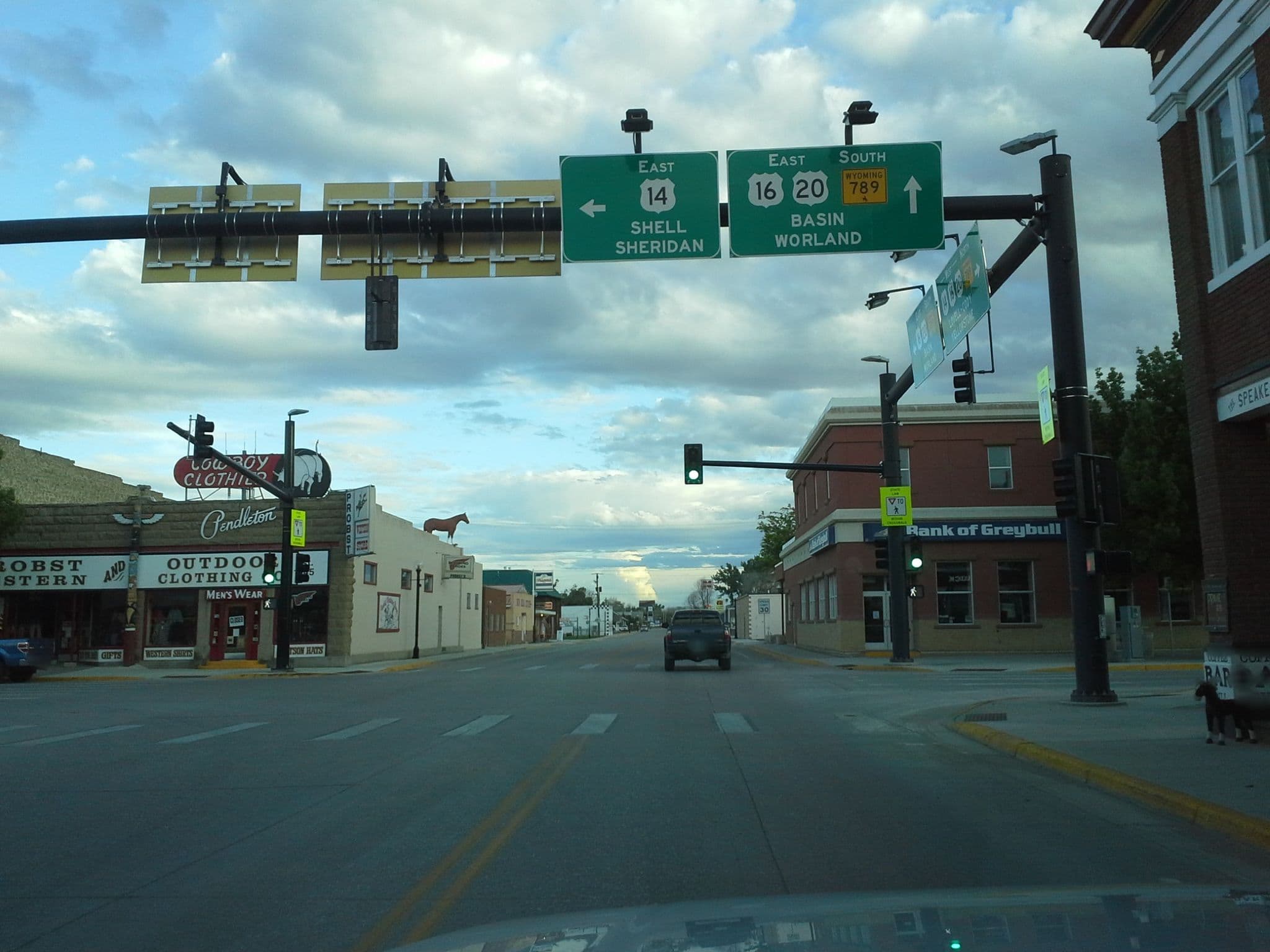 Street view near Greybull Motel, Greybull — © drkludge (CC BY-SA · Mapillary)