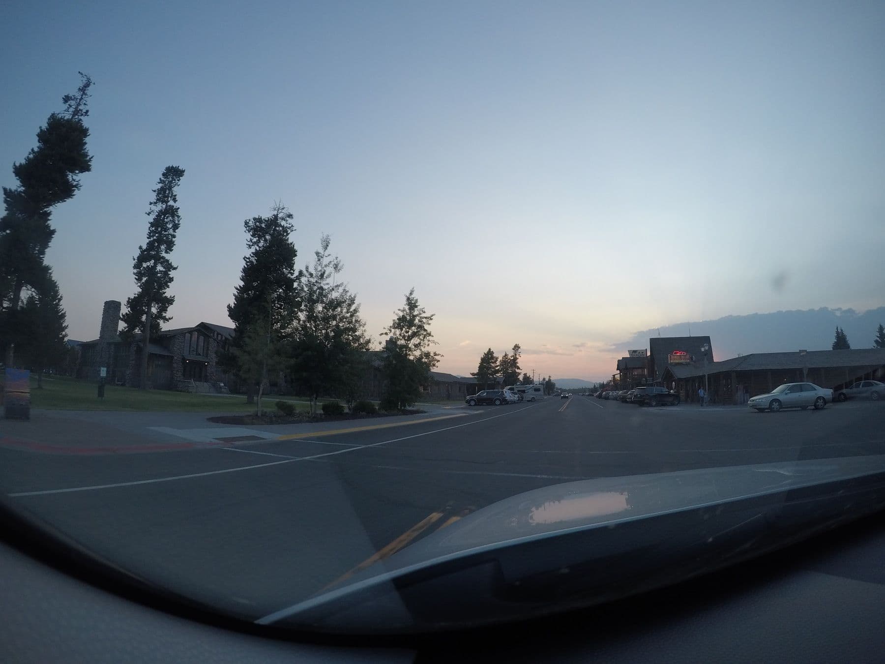 Street view near The Historic Madison Hostel, West Yellowstone