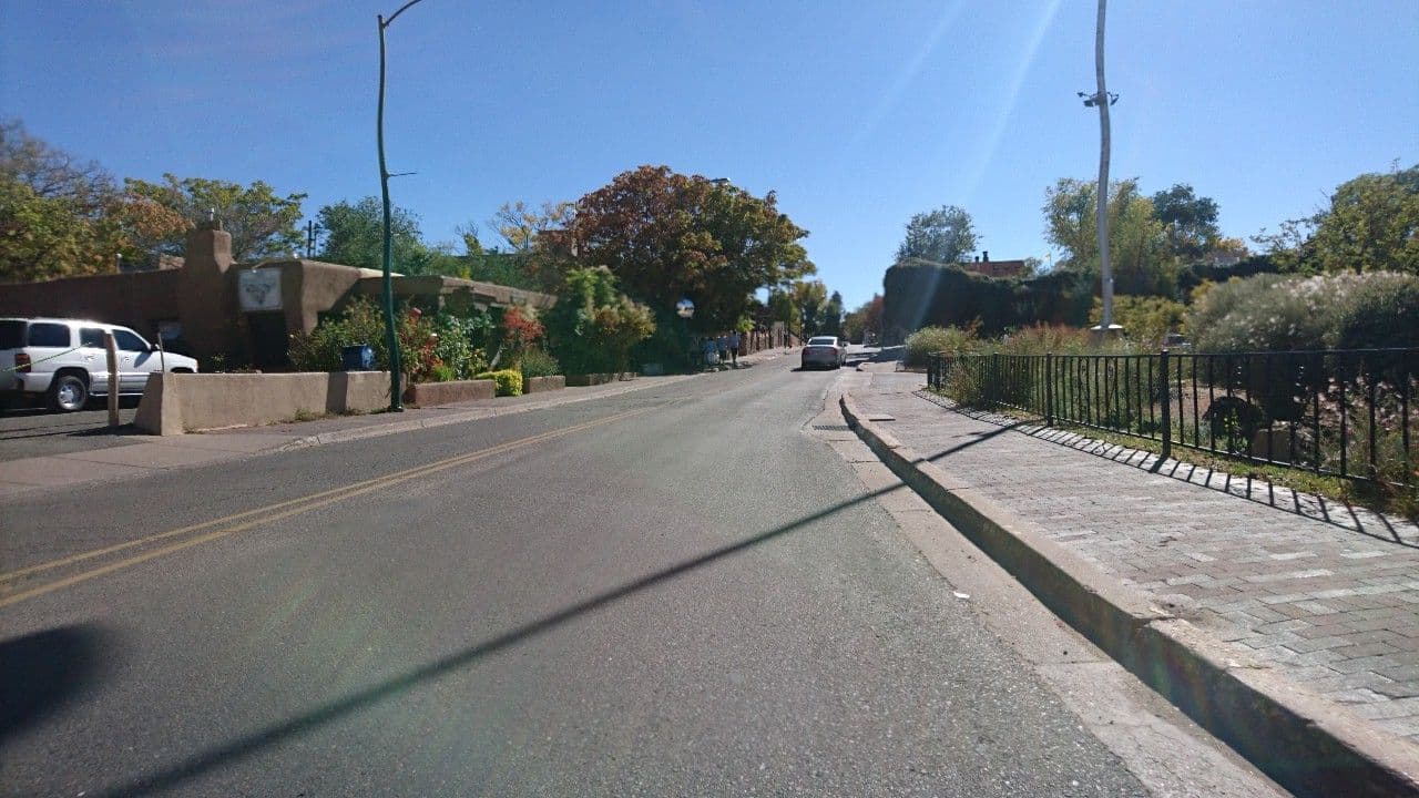 Street view near El Sendero Inn, Santa Fe — © voschix (CC BY-SA · Mapillary)