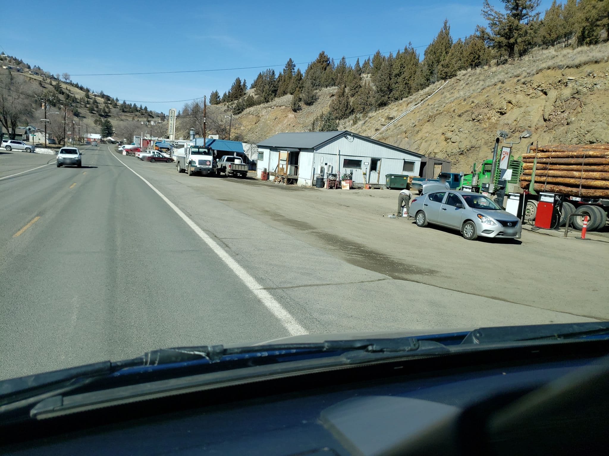 Street view near Elkhorn Motel, John Day — © jrohde (CC BY-SA · Mapillary)