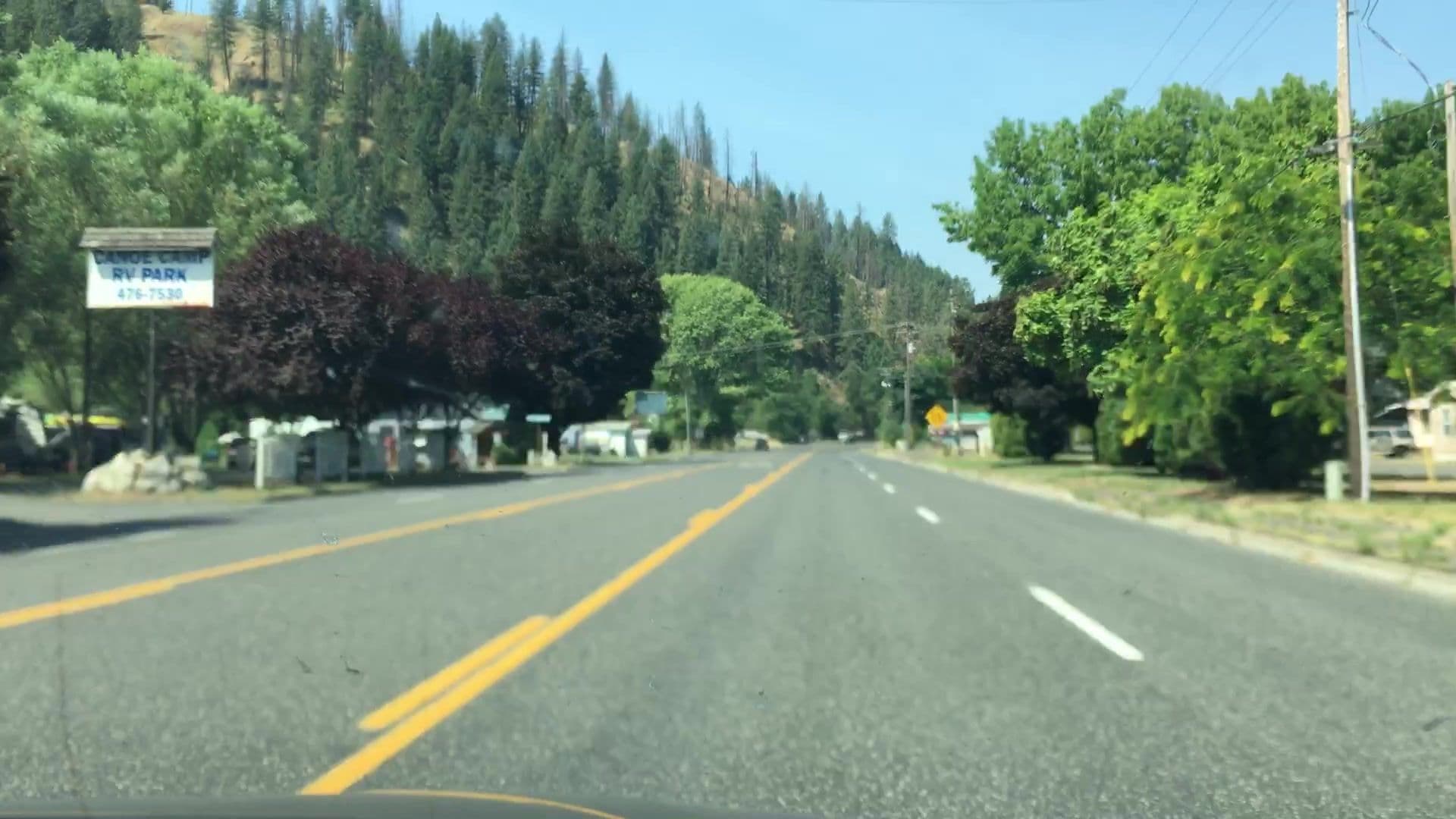 Street view near Canoe Camp RV Park, Orofino — © lvl5 (CC BY-SA · Mapillary)