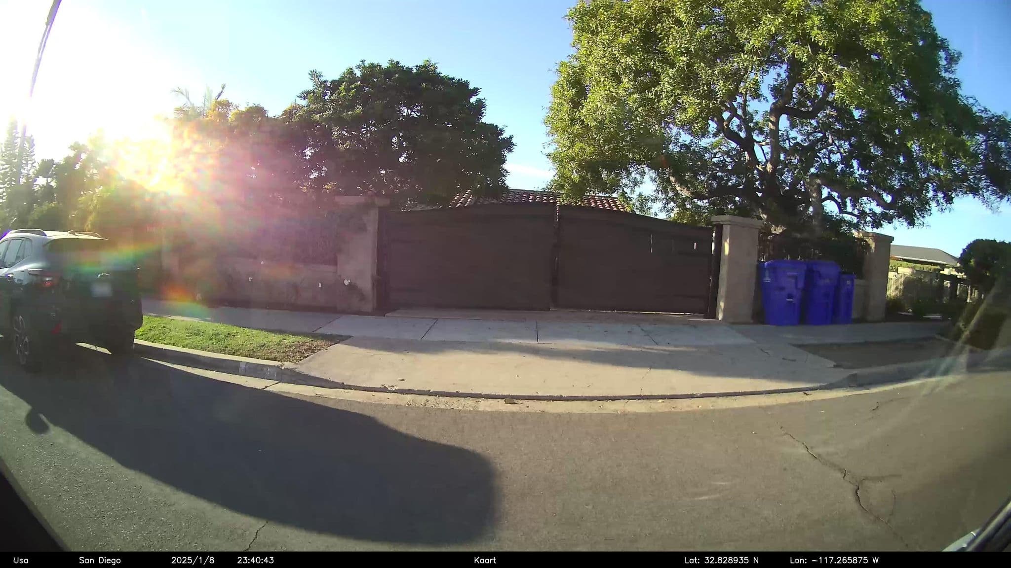 Street view near Airbnb Brita, La Jolla — © GoProMAX3M (CC BY-SA · Mapillary)