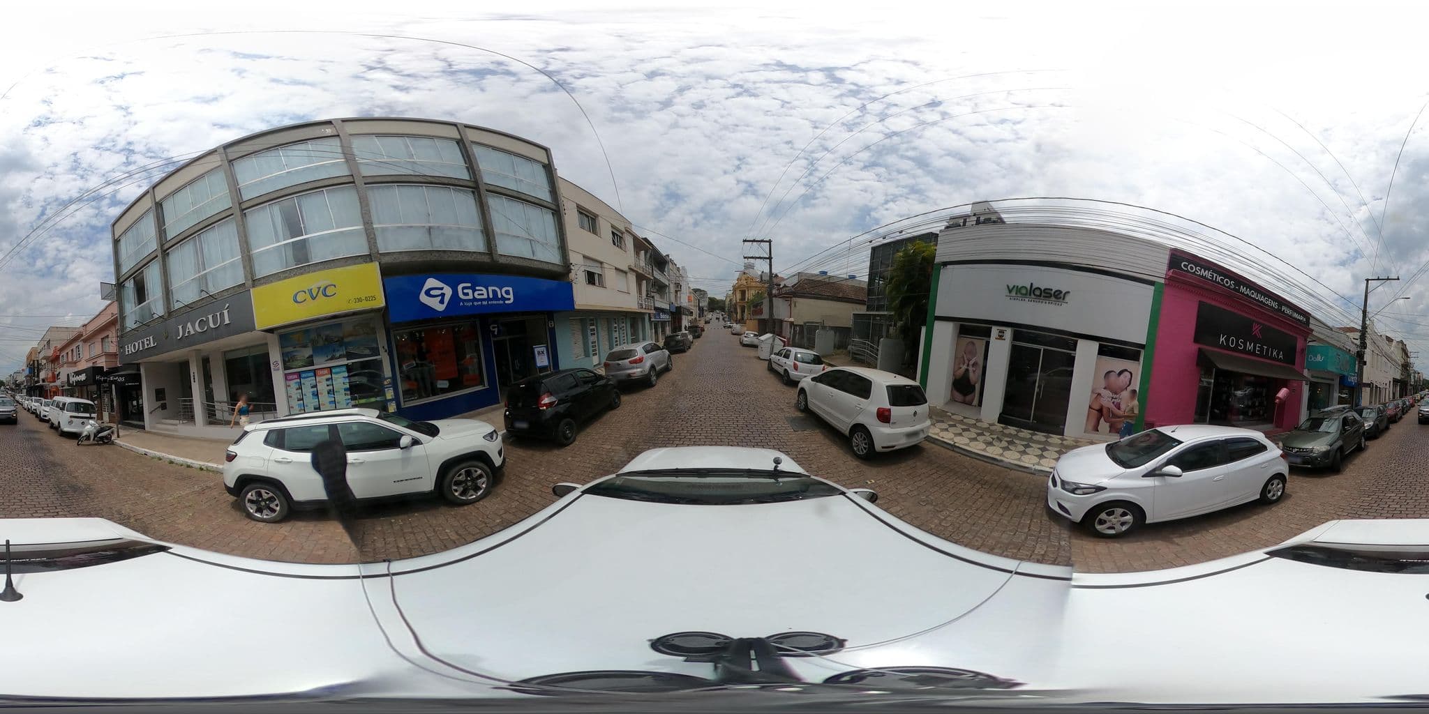 Street view near Hotel Jacuí, Cachoeira do Sul — © Kaart_Local (CC BY-SA · Mapillary)