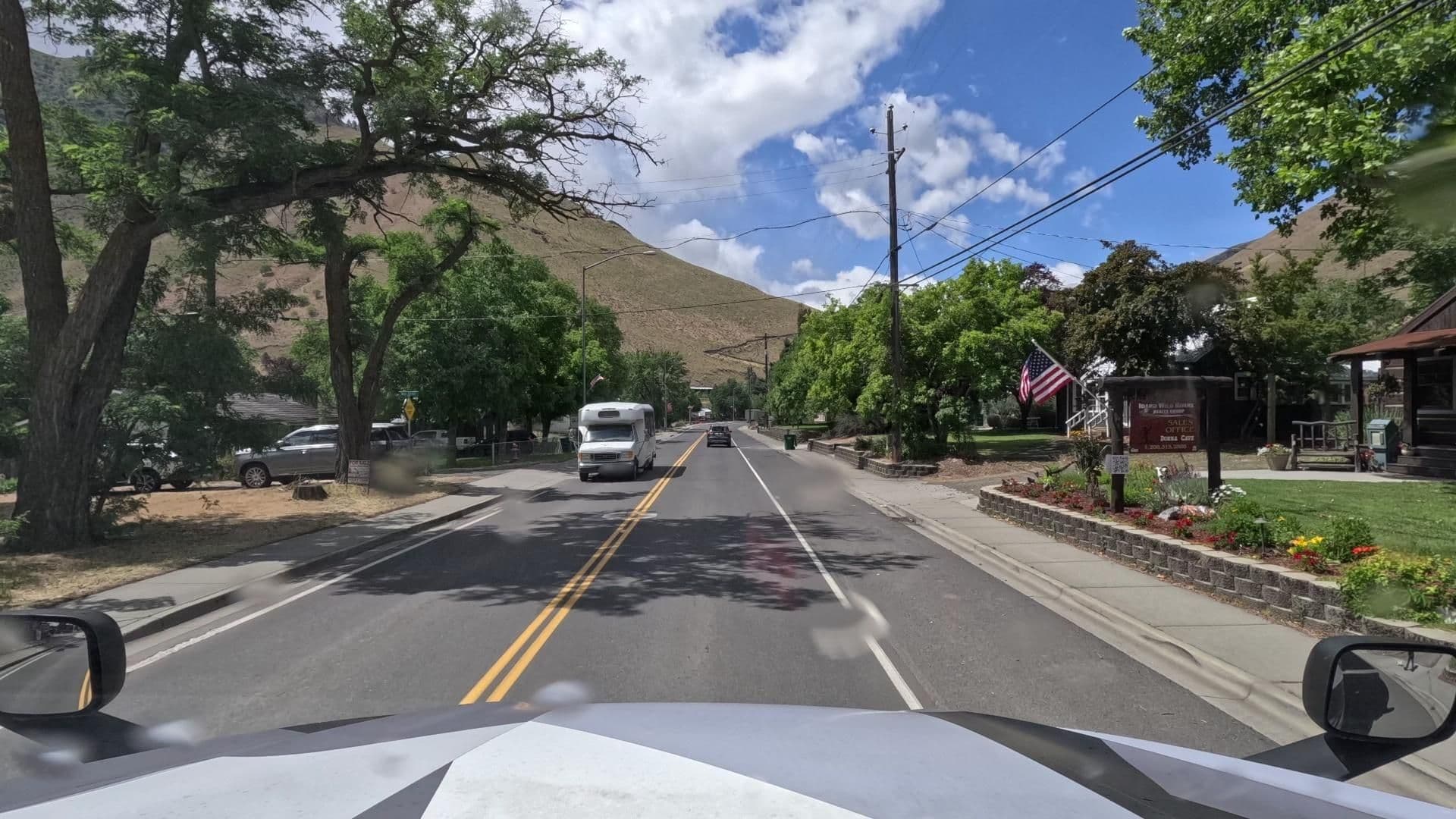 Street view near Riggins Motel, Grangeville