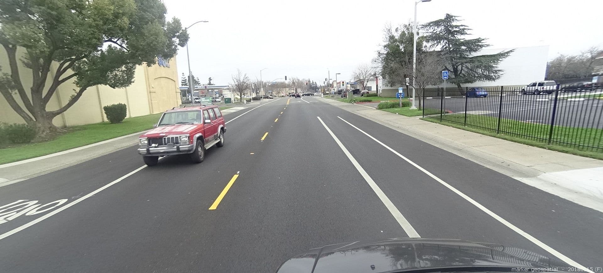 Street view near Motel 6, Rancho Cordova — © marker_geo (CC BY-SA · Mapillary)
