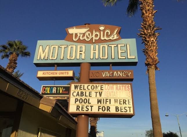 Tropics Motor Hotel, Motel in Indio