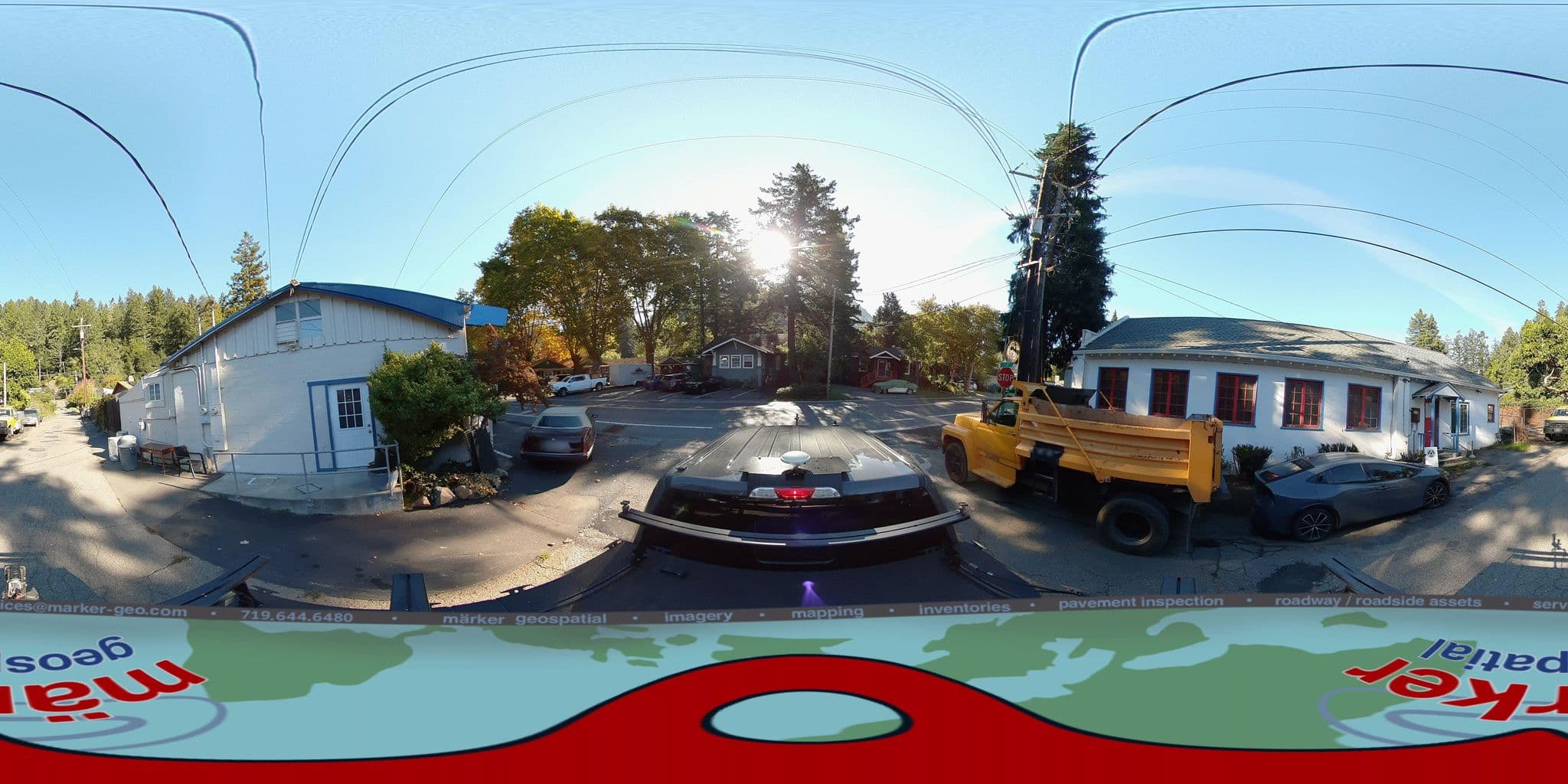 Street view near Meadowview Cottages, Monte Rio — © marker_geo1 (CC BY-SA · Mapillary)