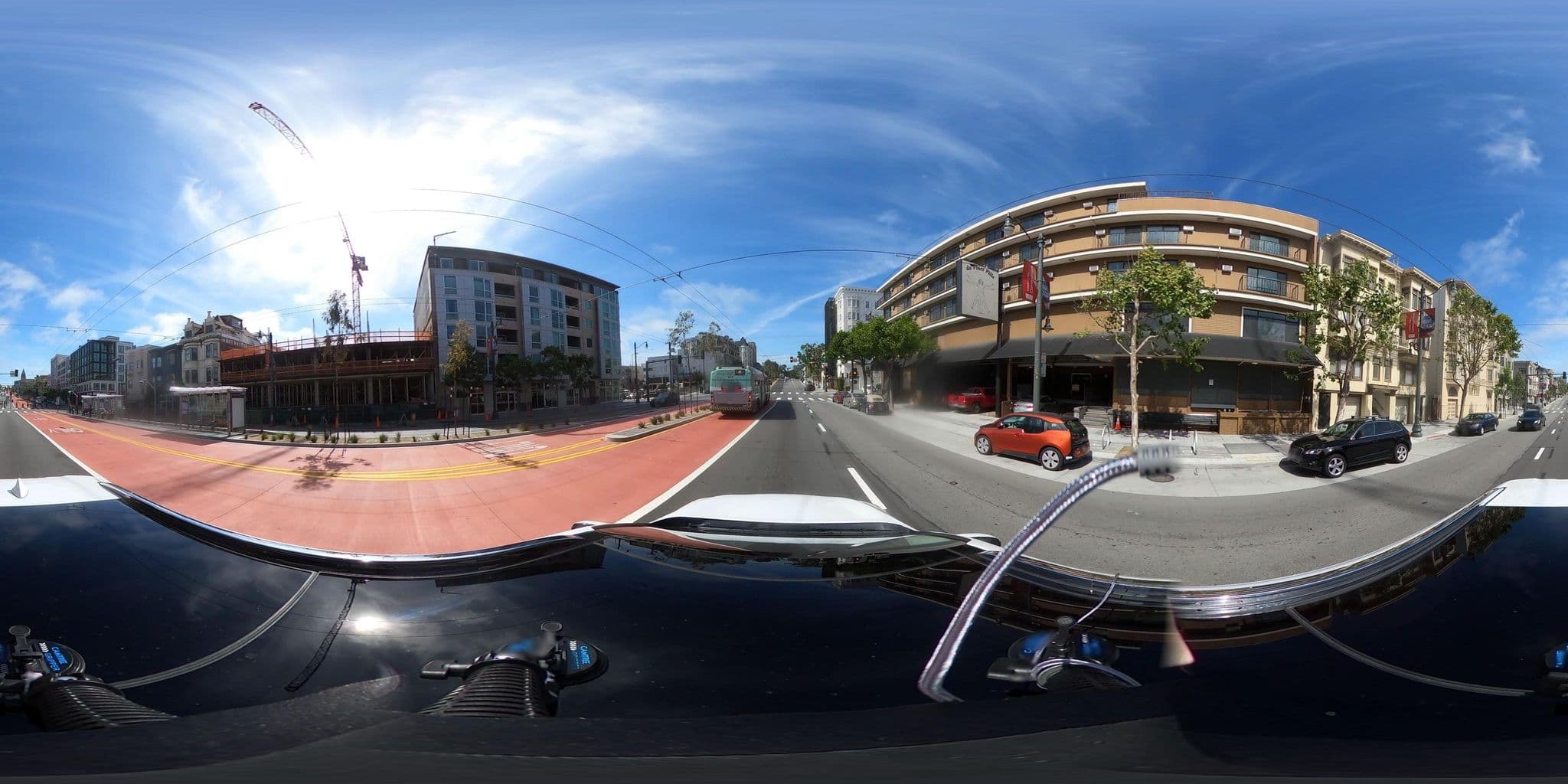 Street view near Heritage Marina Hotel, Chinatown