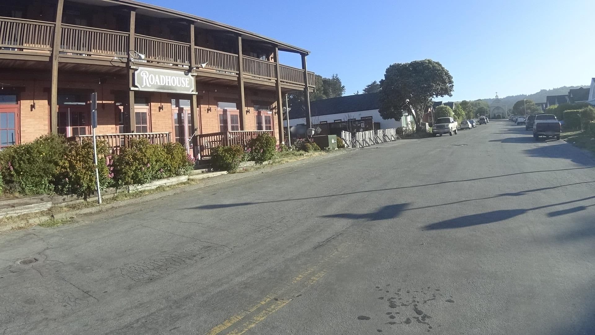 Street view near Davenport Roadhouse Restaurant & Inn, Bonny Doon — © marker_geo (CC BY-SA · Mapillary)