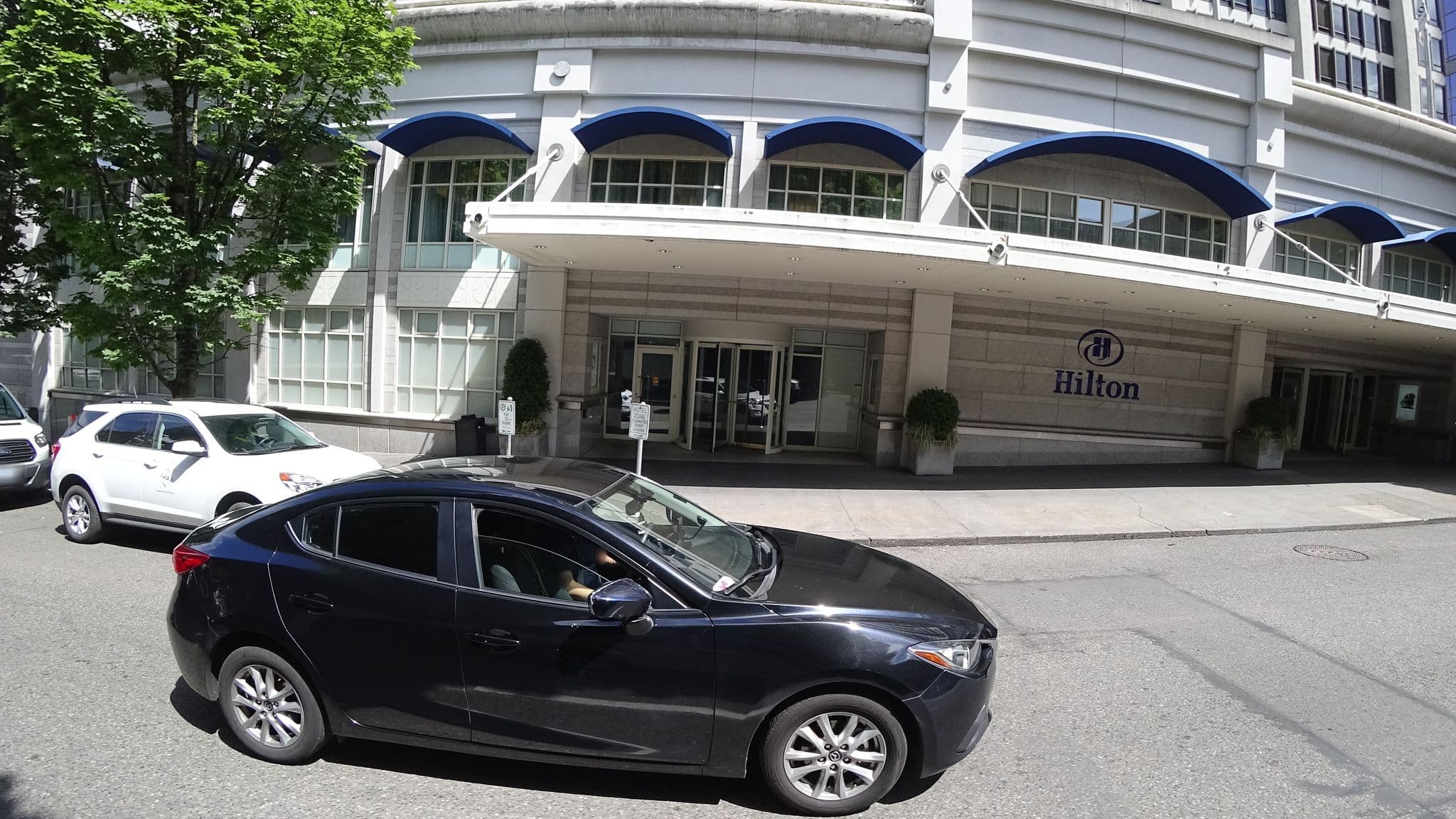 Street view near Hilton, Portland