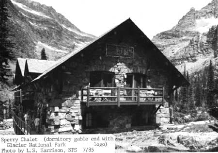 Sperry Chalet (via Wikimedia Commons, Public domain)