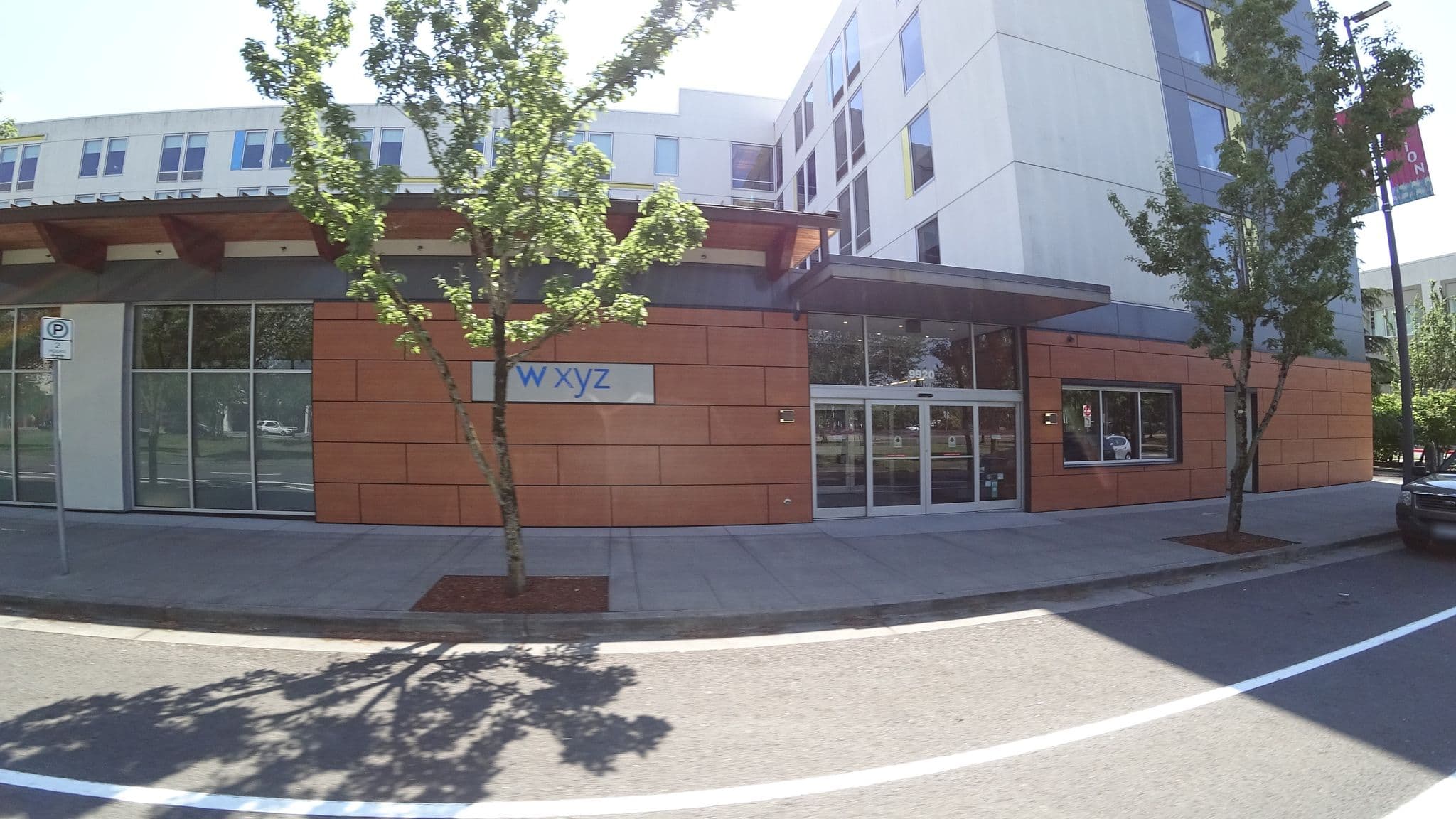 Street view near Aloft Portland Airport at Cascade Station, Mill Plain — © mly_pdx01 (CC BY-SA · Mapillary)