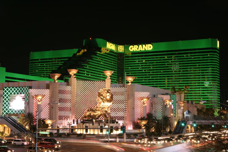 Hotel MGM Grand Las Vegas (via Wikimedia Commons, CC BY-SA 1.0)
