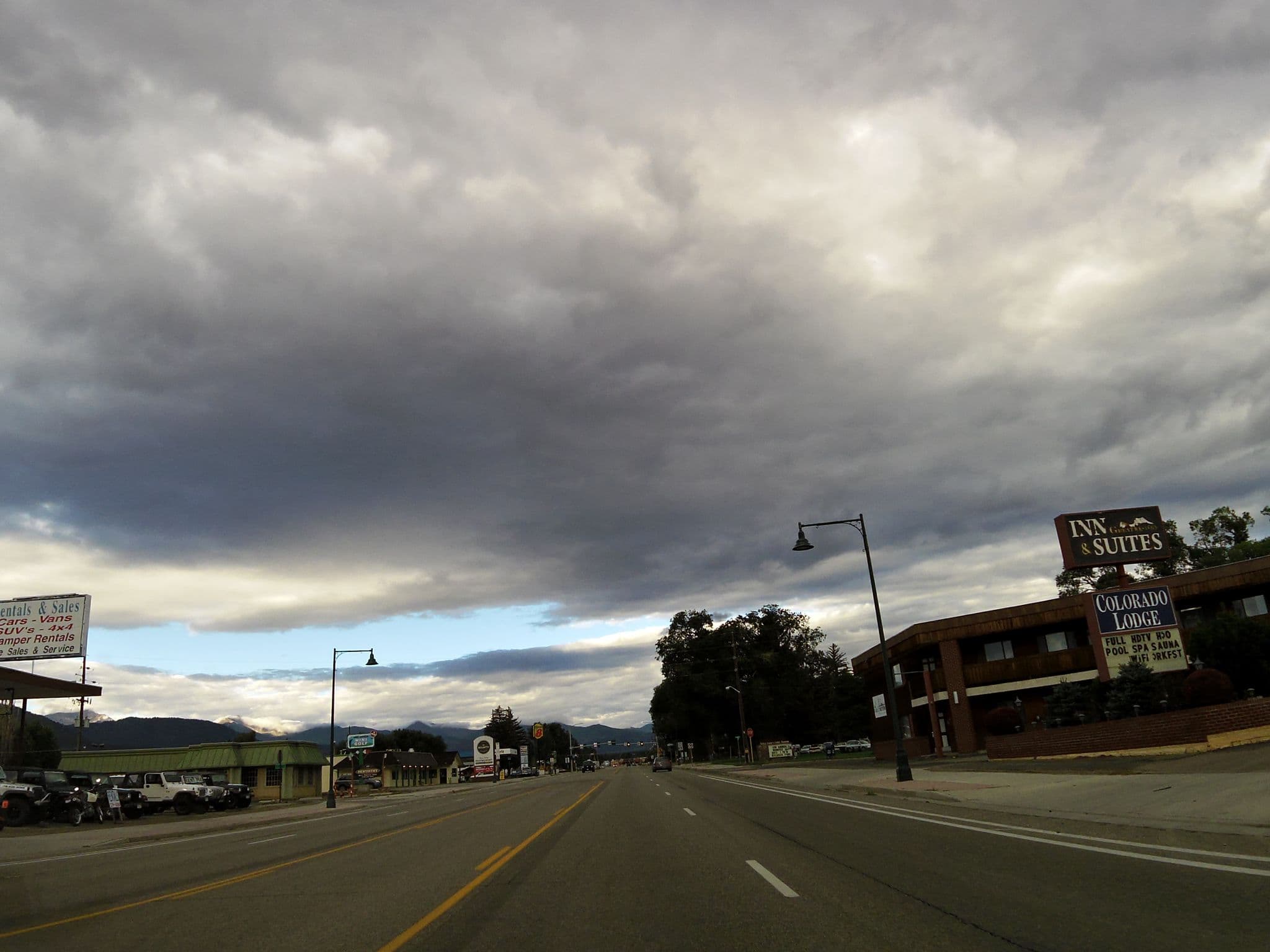 Street view near Great Western Colorado Lodge, Gunnison — © andrewsnow (CC BY-SA · Mapillary)