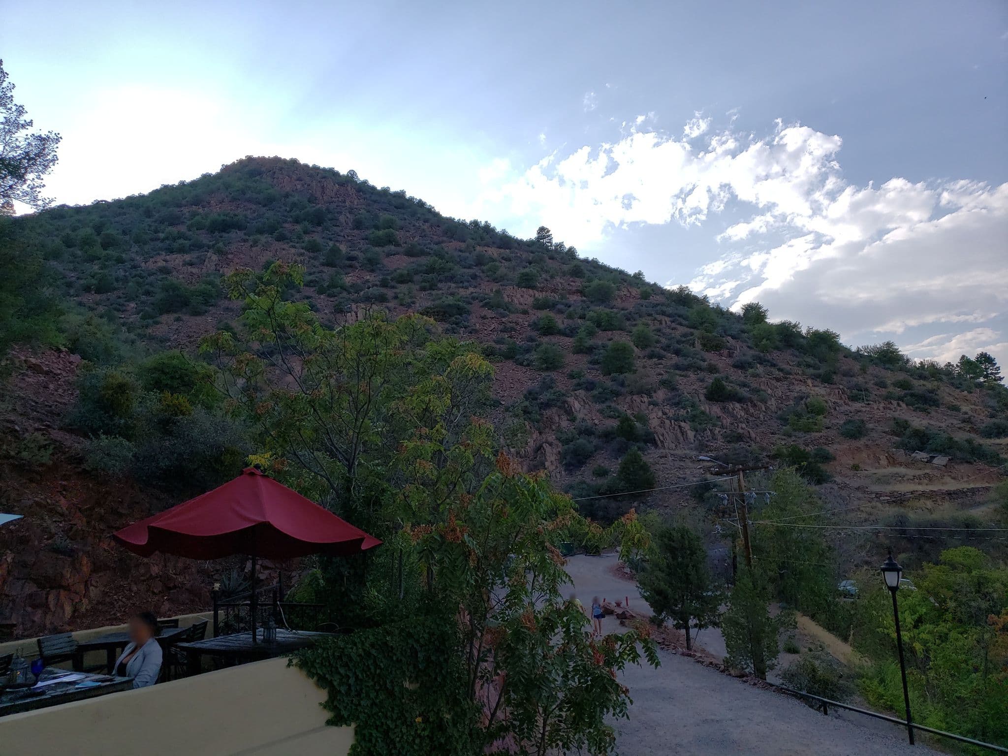 Street view near Jerome Grand Hotel, Clarkdale — © drkludge (CC BY-SA · Mapillary)