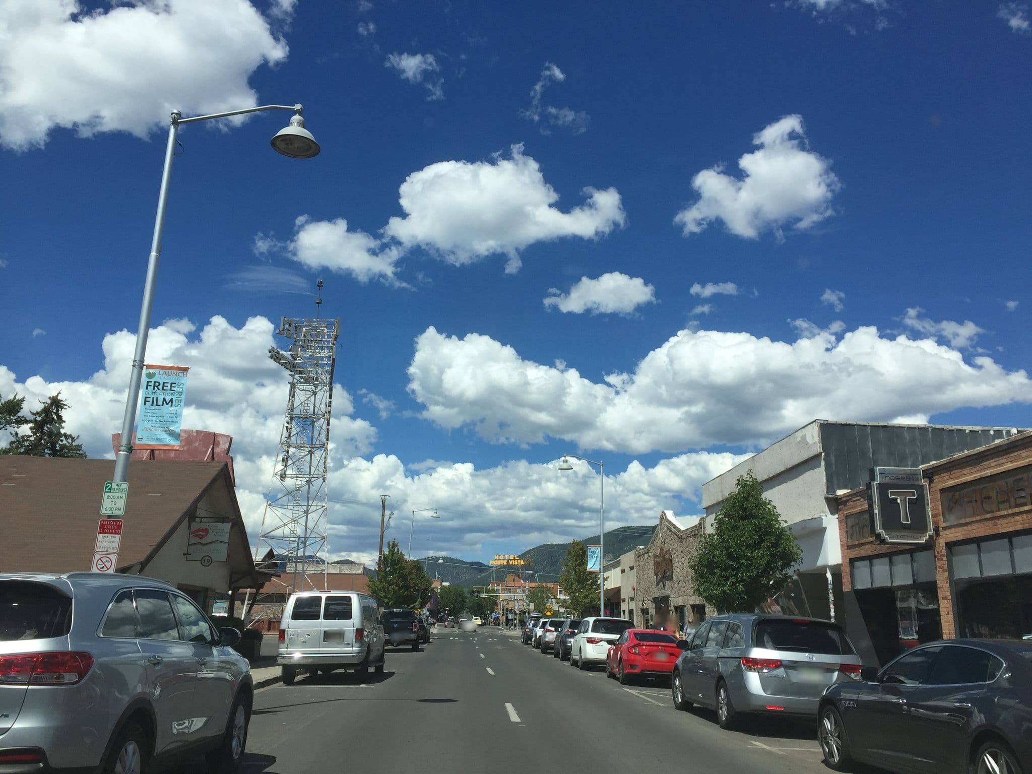 Street view near Grand Canyon International Hostel, Flagstaff — © teemsaj (CC BY-SA · Mapillary)