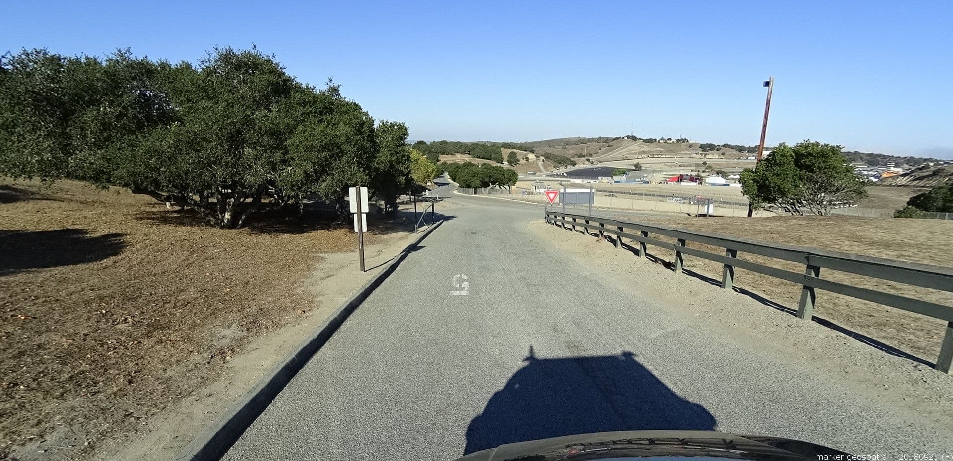 Street view near Laguna Seca A Camp, Del Rey Oaks — © marker_geo (CC BY-SA · Mapillary)