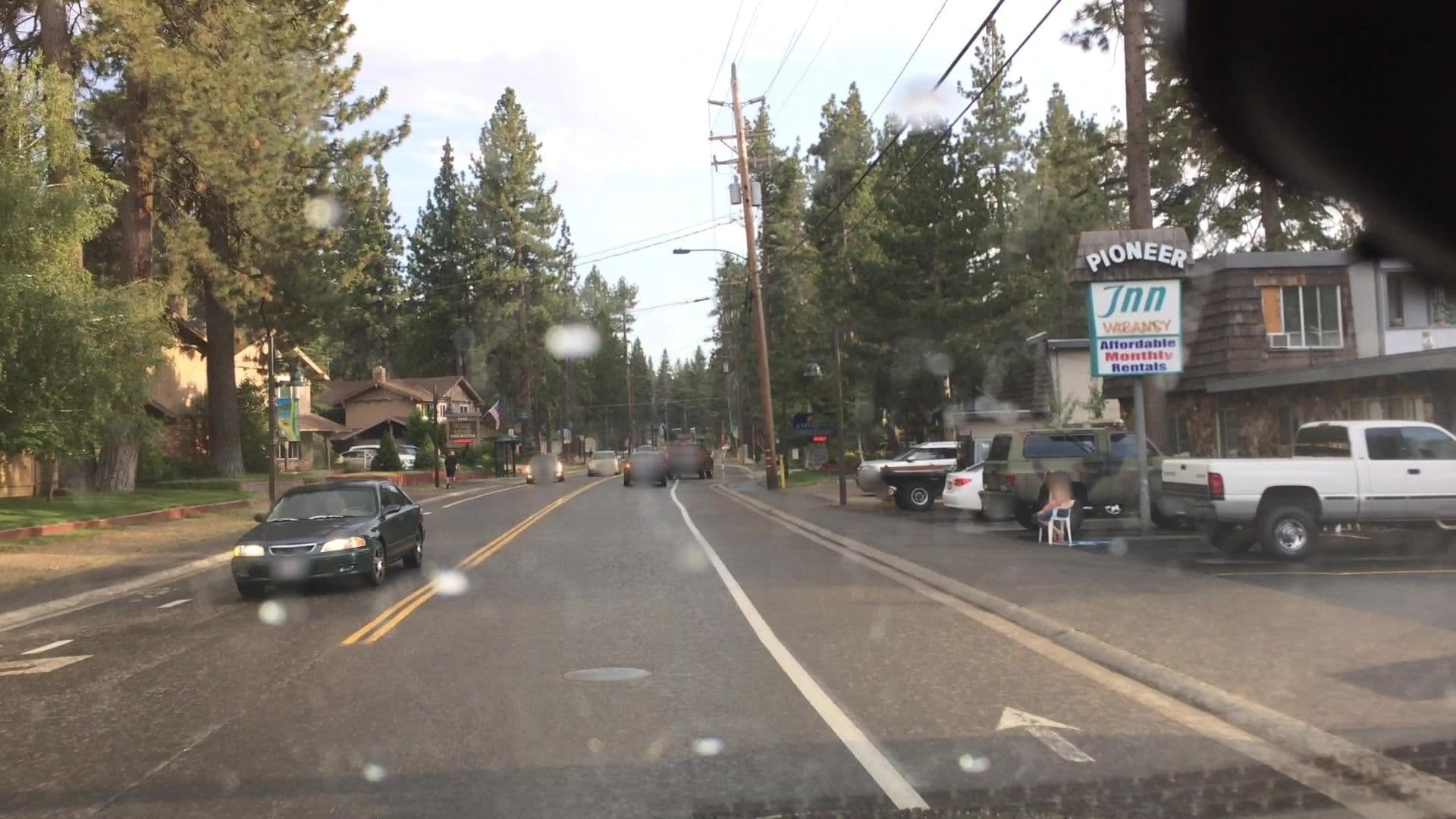 Street view near Pioneer Inn, South Lake Tahoe — © lvl5 (CC BY-SA · Mapillary)