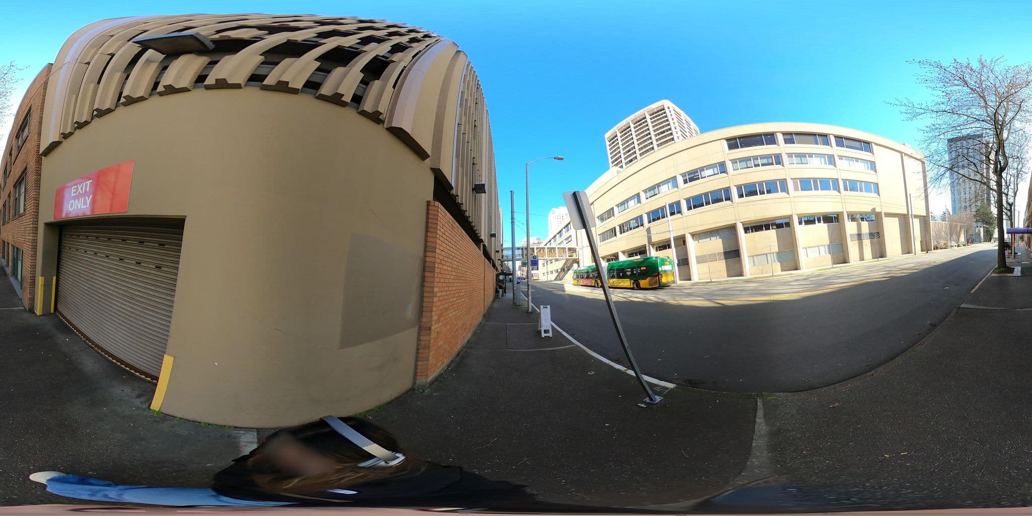Street view near The Collegiana, Seattle