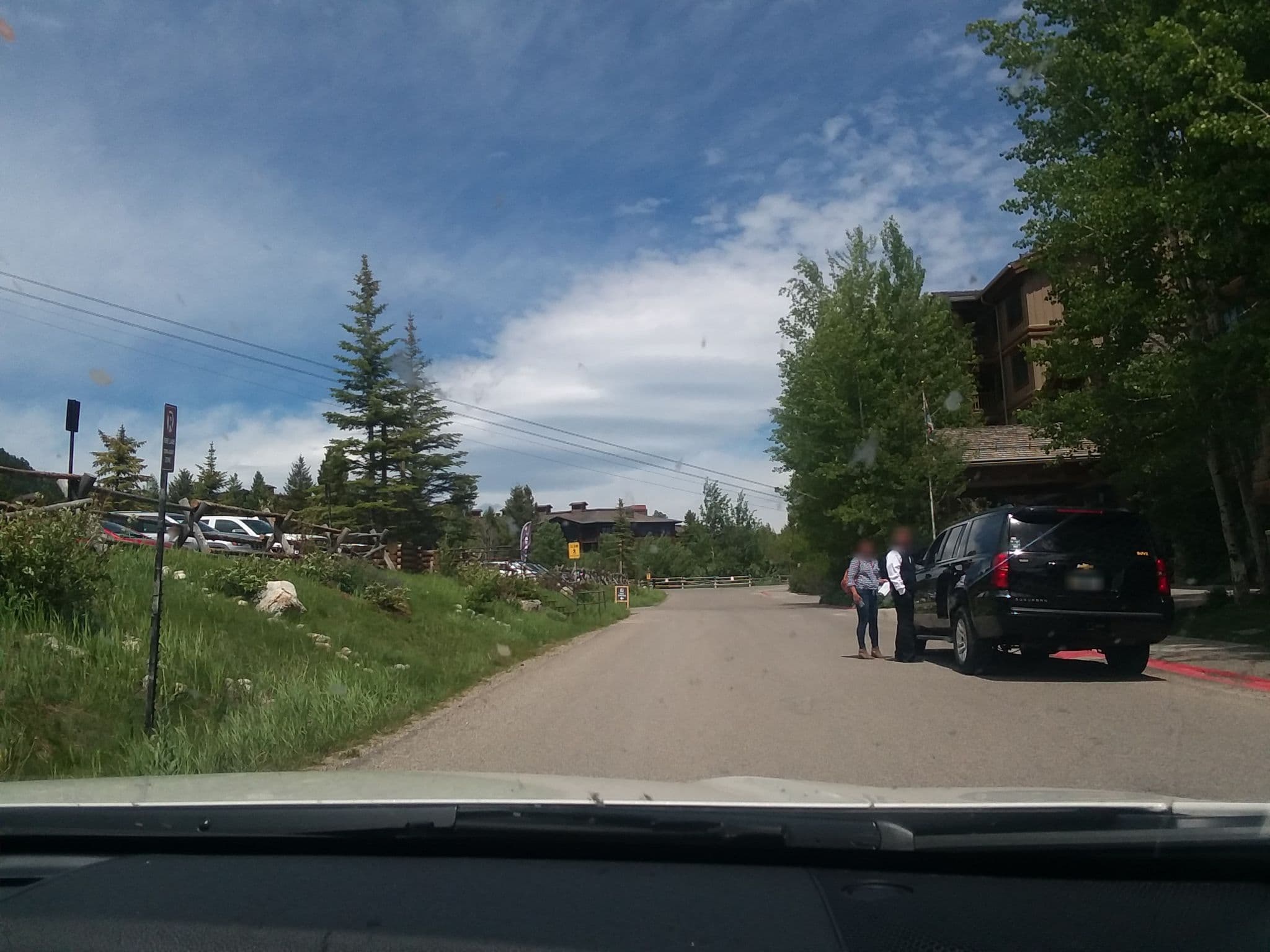 Street view near Teton Mountain Lodge, Moose Wilson Road